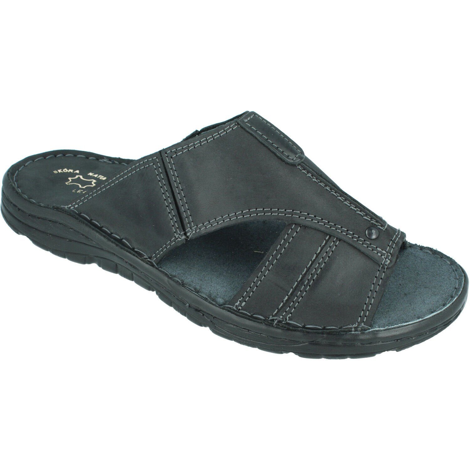 Schuhe Sandalen HausSchuhe-Design Sommer Leder-Sandalen für Herren Sandale