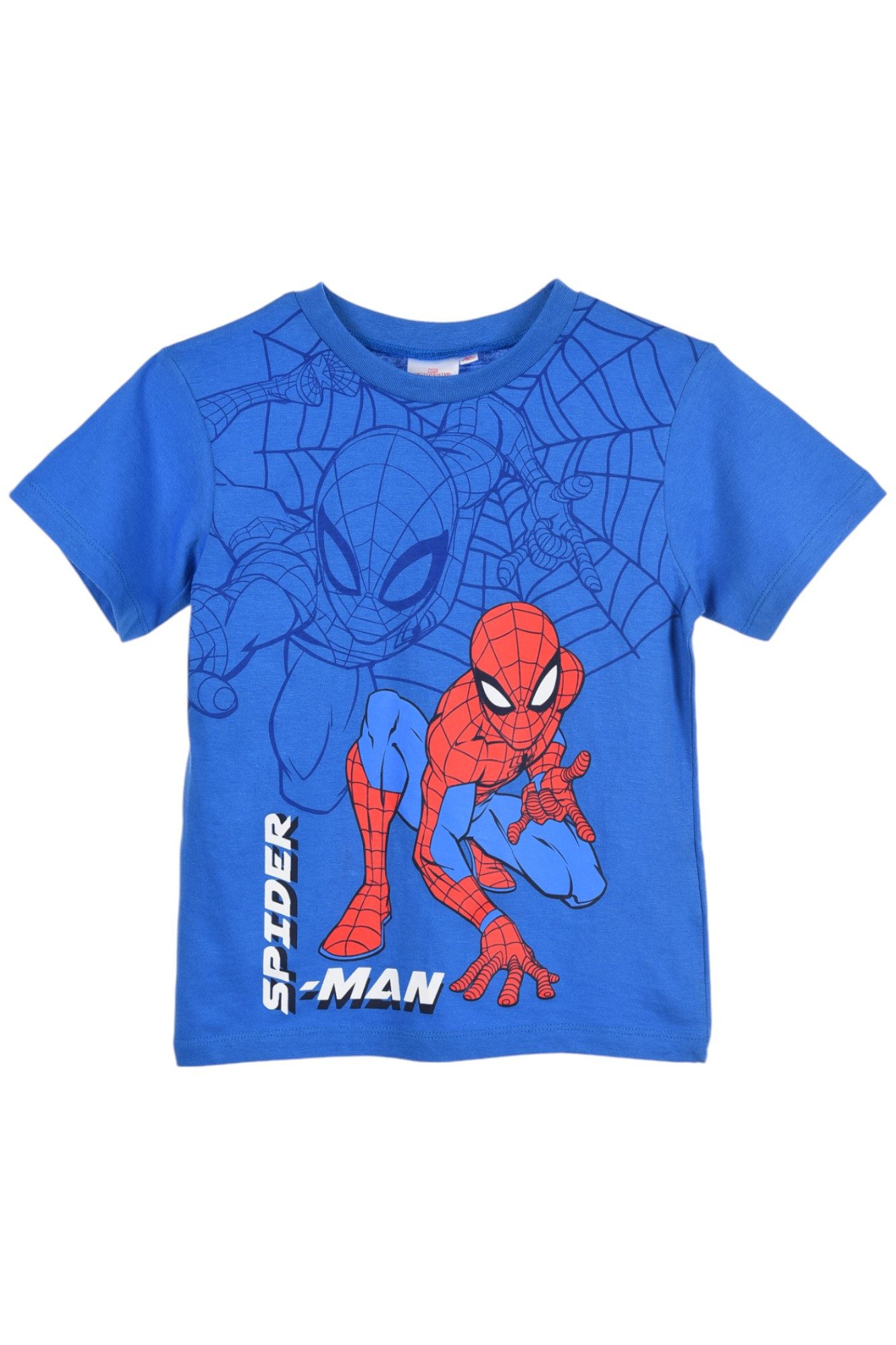 Spiderman T-Shirt Marvel Jungen Jersey Kurzarmshirt aus Baumwolle Gr. 98 - 128 cm
