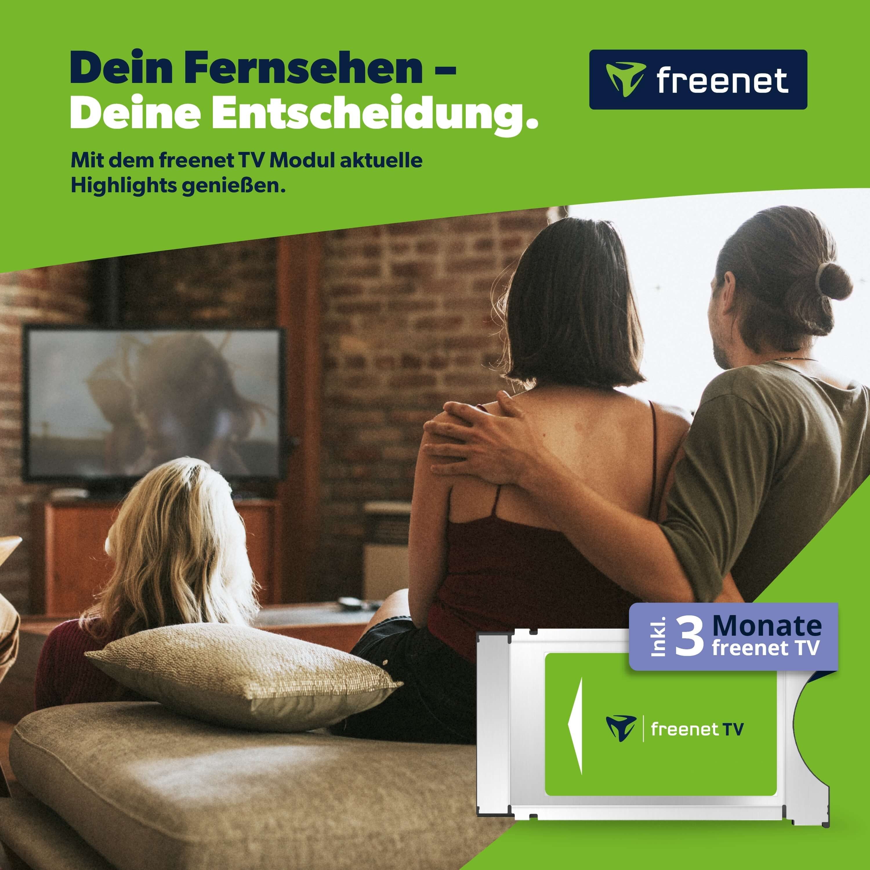 freenet TV DVB-T2 CI+-Modul, inkl. 3 Monate freenet TV