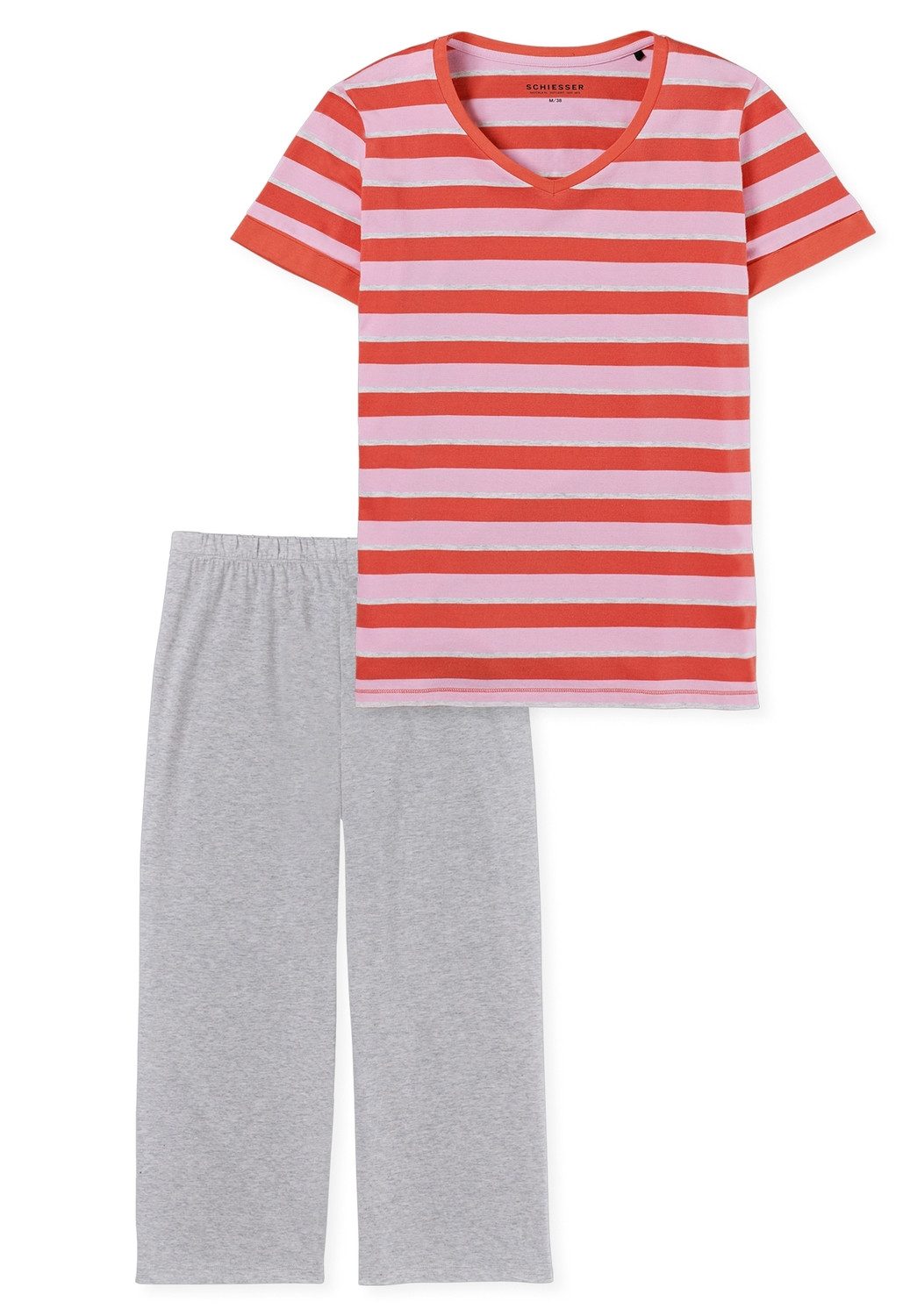 Jungen Schlafanzug Baumwolle Set - Cartoon Design Kurzarm Langhose