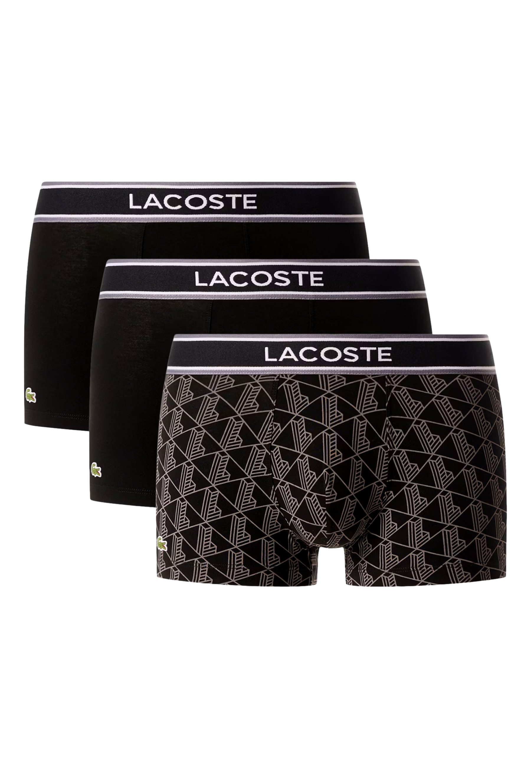 Lacoste Boxershorts Boxershorts Unterhosen 3-Pack (3-St) günstig online kaufen