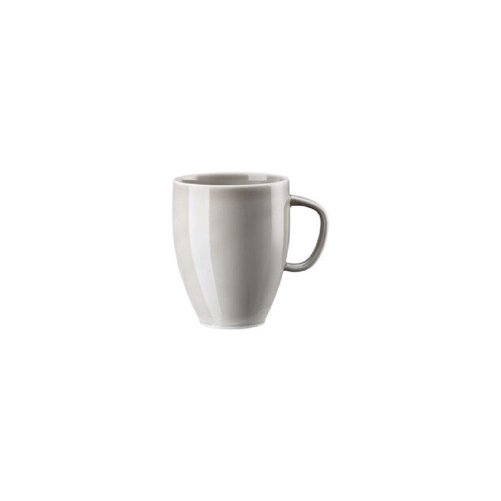 Rosenthal Becher Rosenthal Junto Pearl Grey Becher - Rund - Ø 7,8 cm, Porzellan