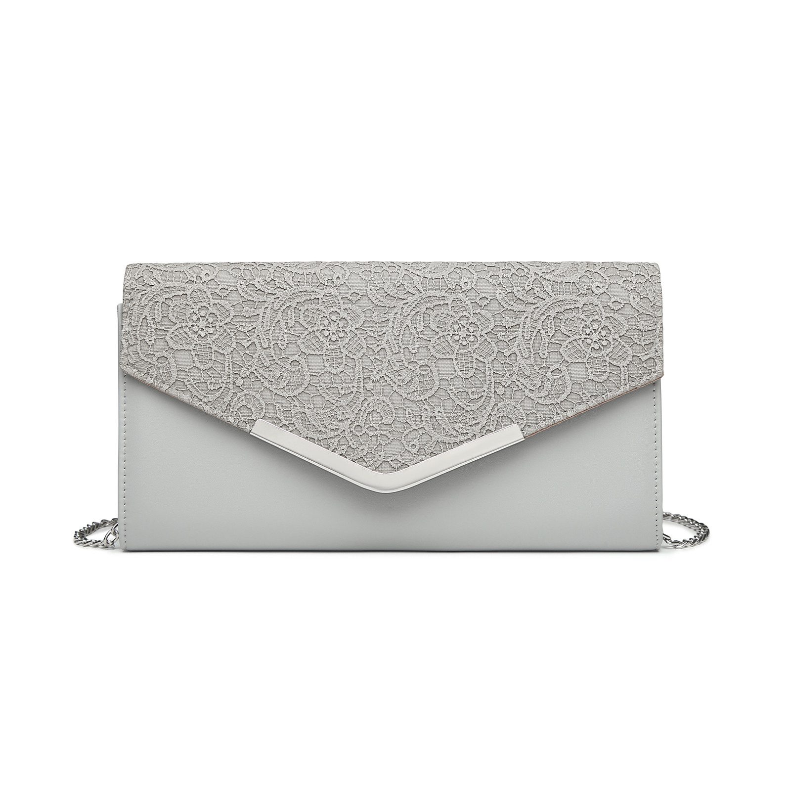 Abendtasche Elegante Clutch Bag mit Kette für Damen als Umhängetaschen-Modell