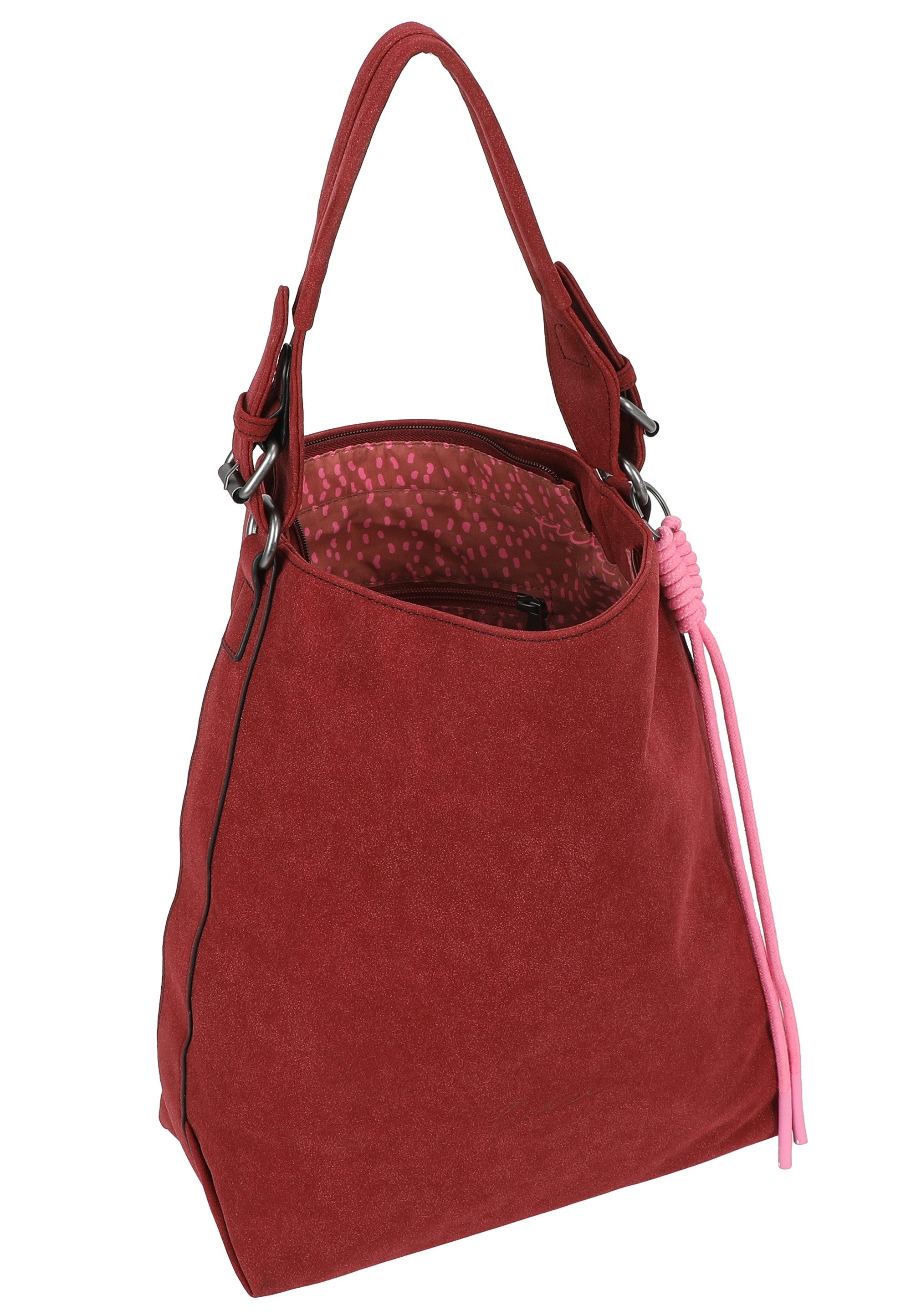 Fritzi aus Preußen Schultertasche Jacky Black, mit Reißverschluss