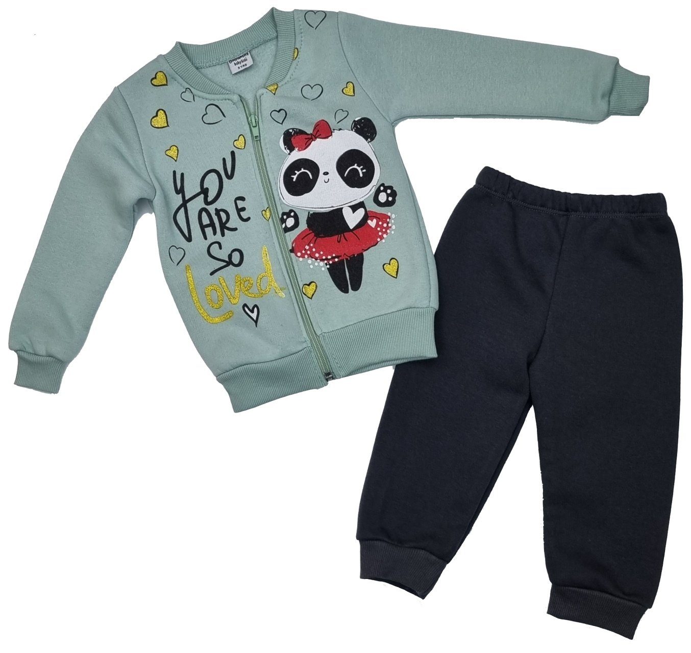 Girls Fashion Sweatanzug Sweatanzug Freizeitanzug Jogginganzug günstig online kaufen