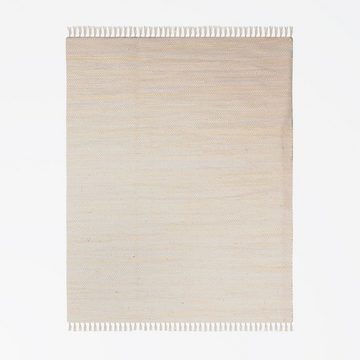 Teppich MY-RUG Avani, Kelim-Teppich 110x60cm, Wohnando, rechteckig, Höhe: 10 mm, aus Baumwolle, handgewebt, wendbar, mit Fransen