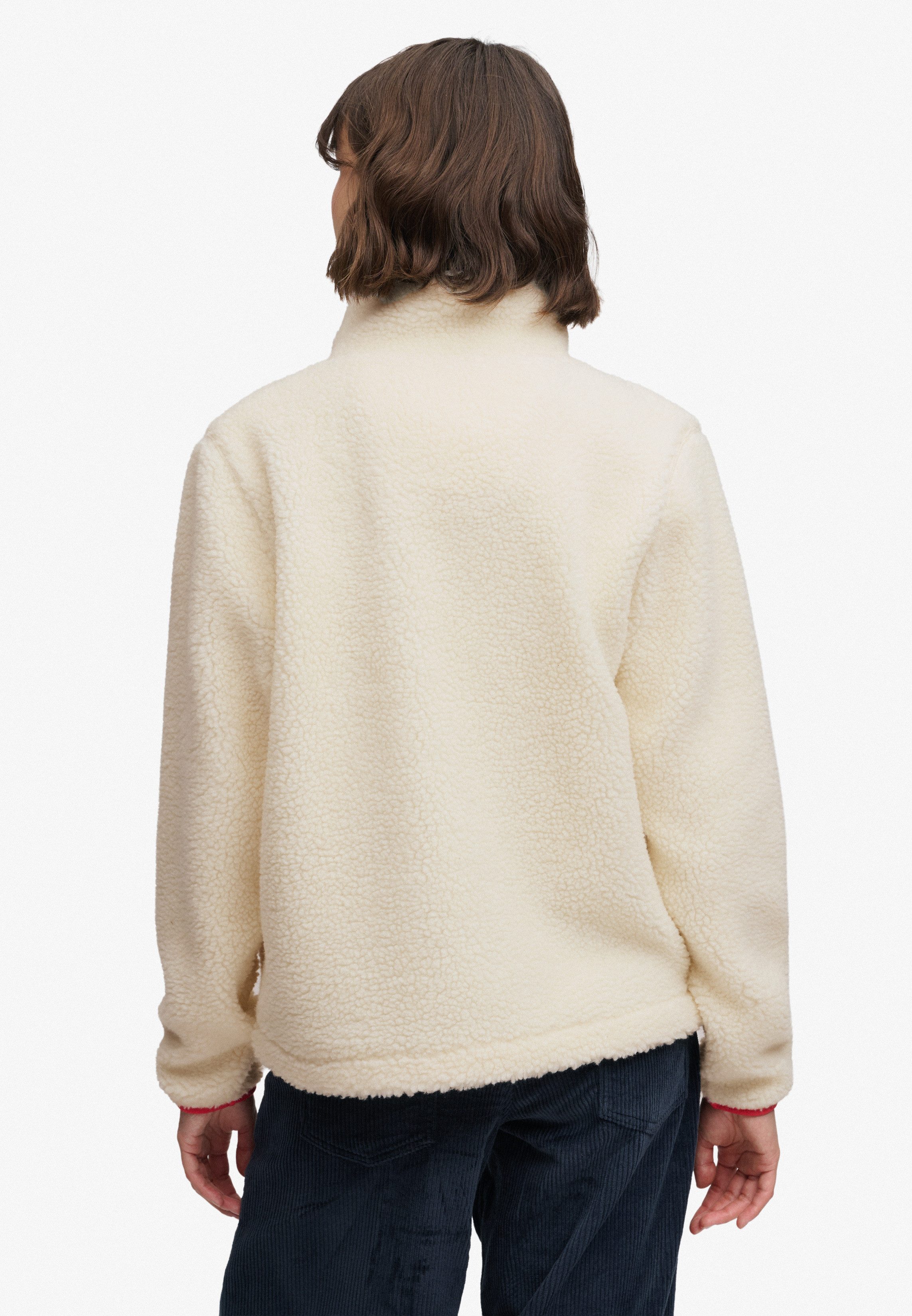 Superdry Kapuzensweatjacke HERITAGE ZIP THROUGH FLEECE Kunstfaser, relaxed fit – Bild 4 von 5
