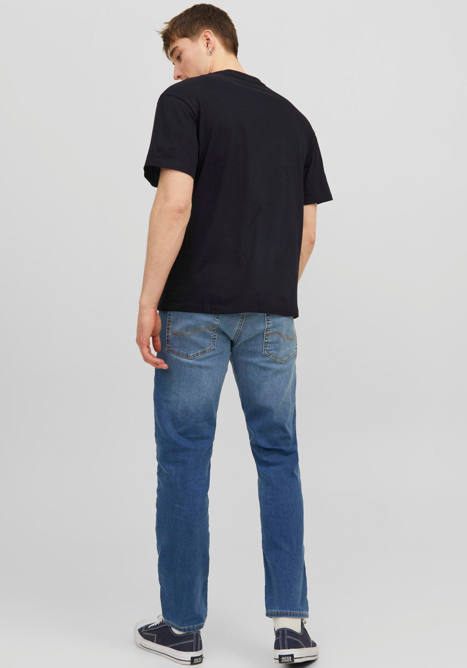 SS JORVESTERBRO Jones Rundhalsshirt & black Jack TEE CREW PHOTO NECK SN