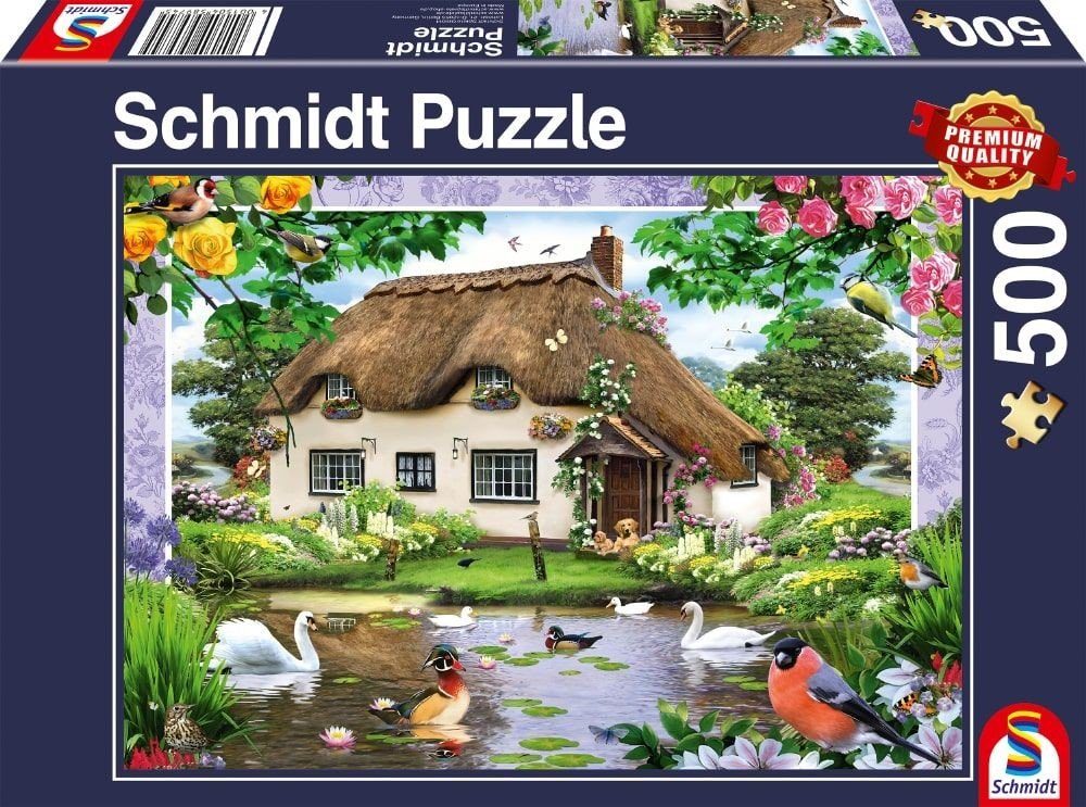 Schmidt Spiele Puzzle Puzzle - Romantisches Landhaus (500 Teile), Puzzletei günstig online kaufen