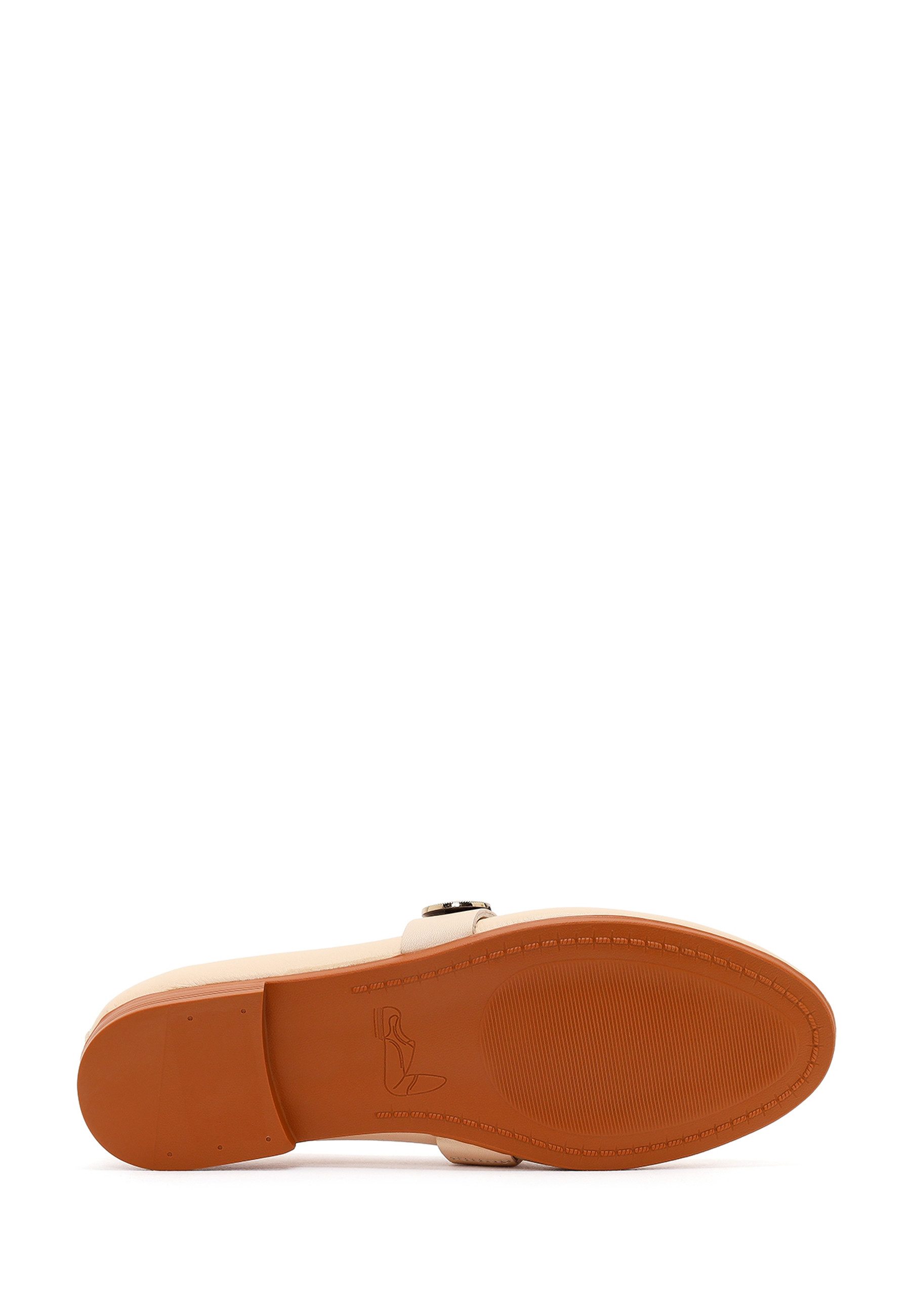 Derimod Ballerinas aus Leder Ballerina Echtes Leder, Lederfutter, TPU-Sohle, Dekorativer Riemen, Slip-On – Bild 5 von 5