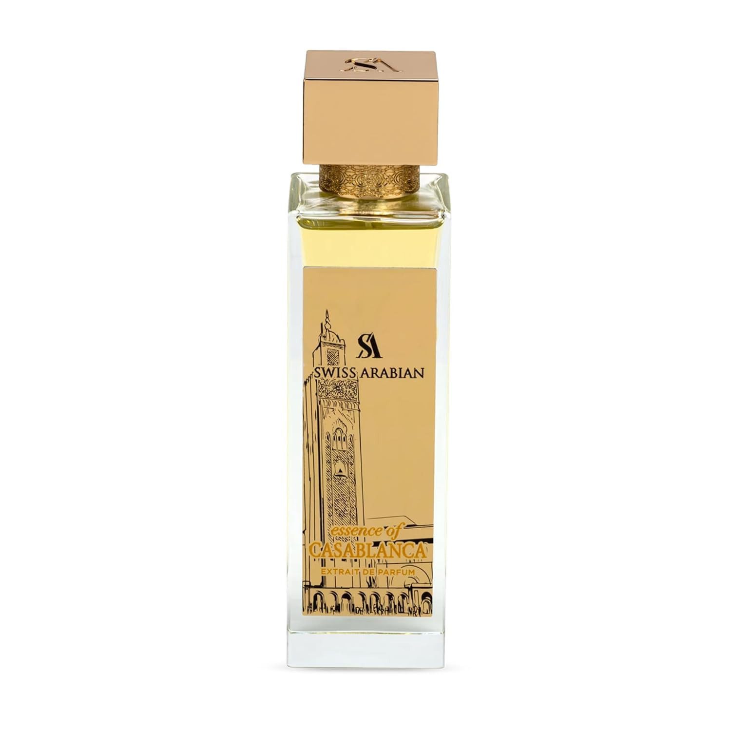 Swiss Arabian Extrait Parfum "Essence Of Casablanca" Luxuriöser Duft mit fruchtig-warmen Noten, Intensiver Premium Duft mit Zitrus, Frucht & warmer Tiefe