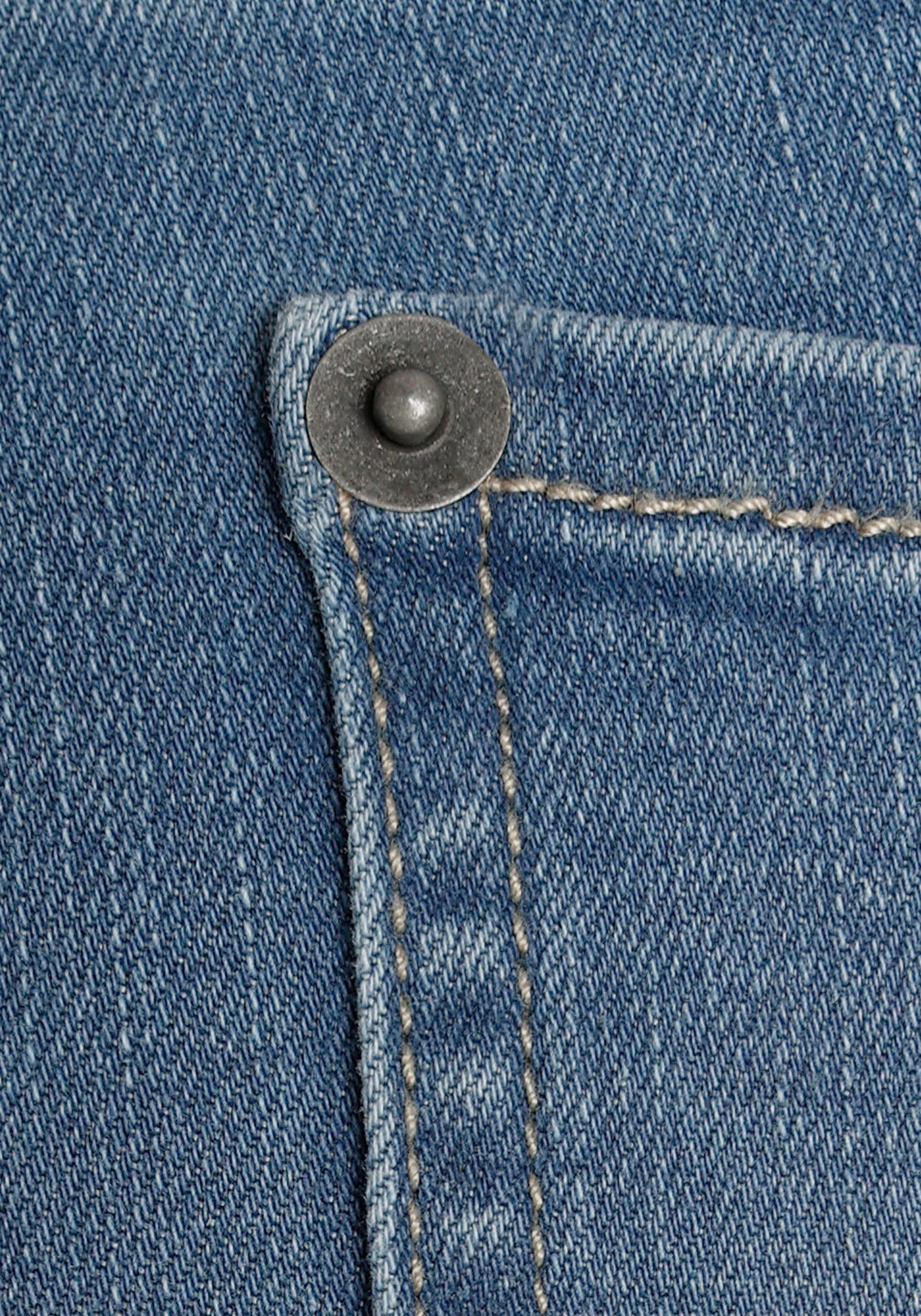 KOLLEKTION NolaAK blue & Kickin used NEUE Alife High-waist-Jeans Slim-Fit