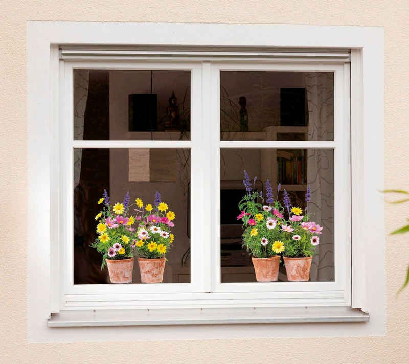 Komar Fensterbild Springtime, 31x31 cm (Breite x Höhe), selbsthaftend