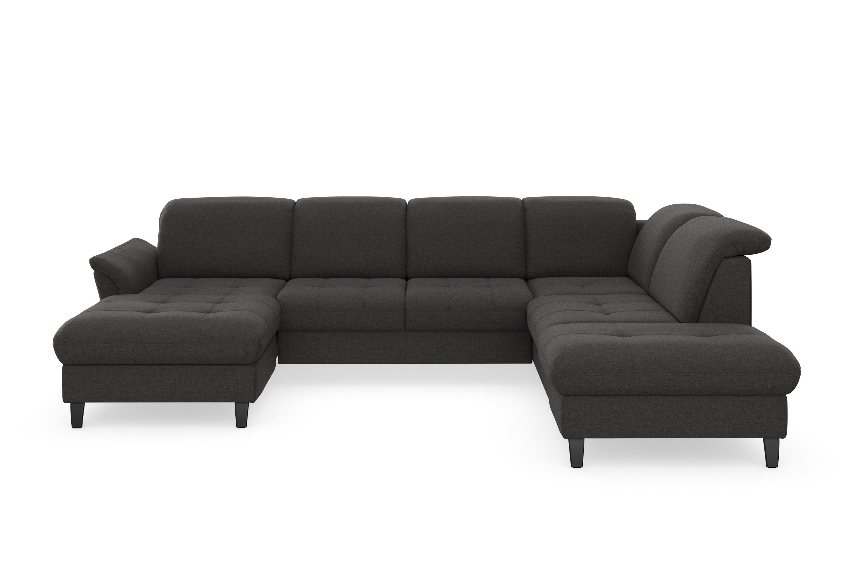 sit&more Wohnlandschaft Maggiore U-Form, wahlweise mit Kopfteilverstellung, Schlaffunktion und Stauraum