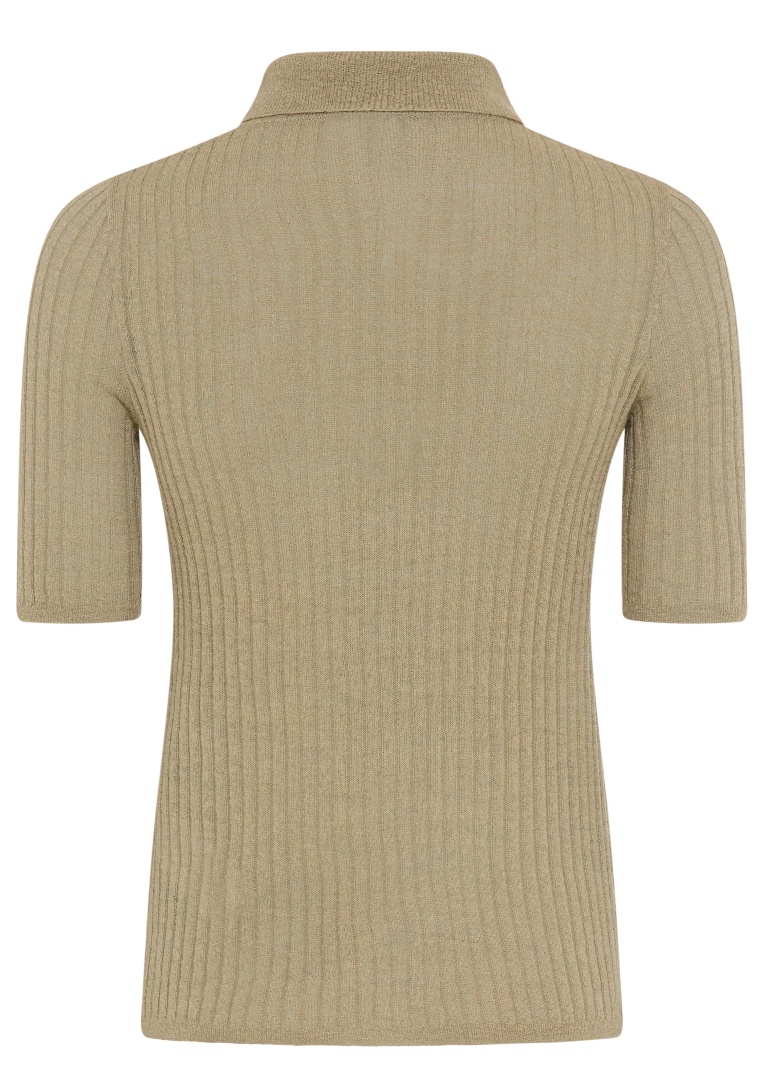 BOSS ORANGE Kurzarmpullover Fugano Premium Damenmode aus Schurwollmischung
