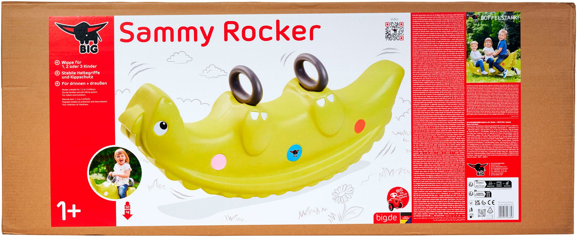 BIG Wippe Sammy Rocker, grün Made in Germany