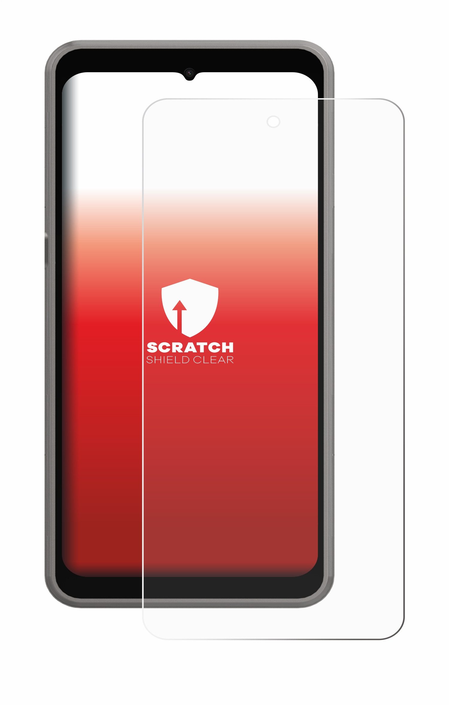 upscreen Displayschutzfolie Schutzfolie für ingenico Axium NX8, Displayschutz Schutz Folie Klar Transparent
