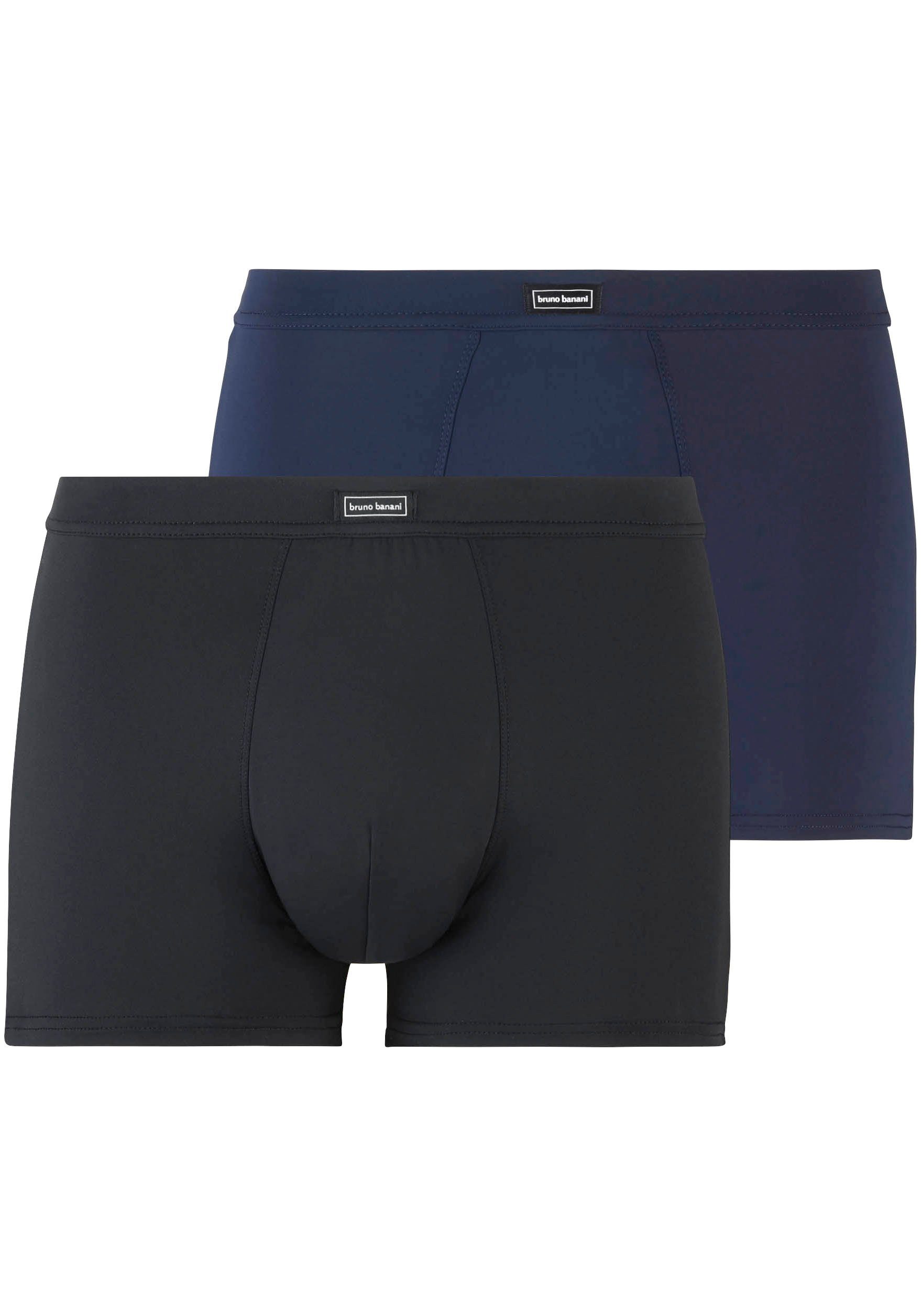 Bruno Banani Boxershorts (2er-Pack) mit angesetztem Bündchen