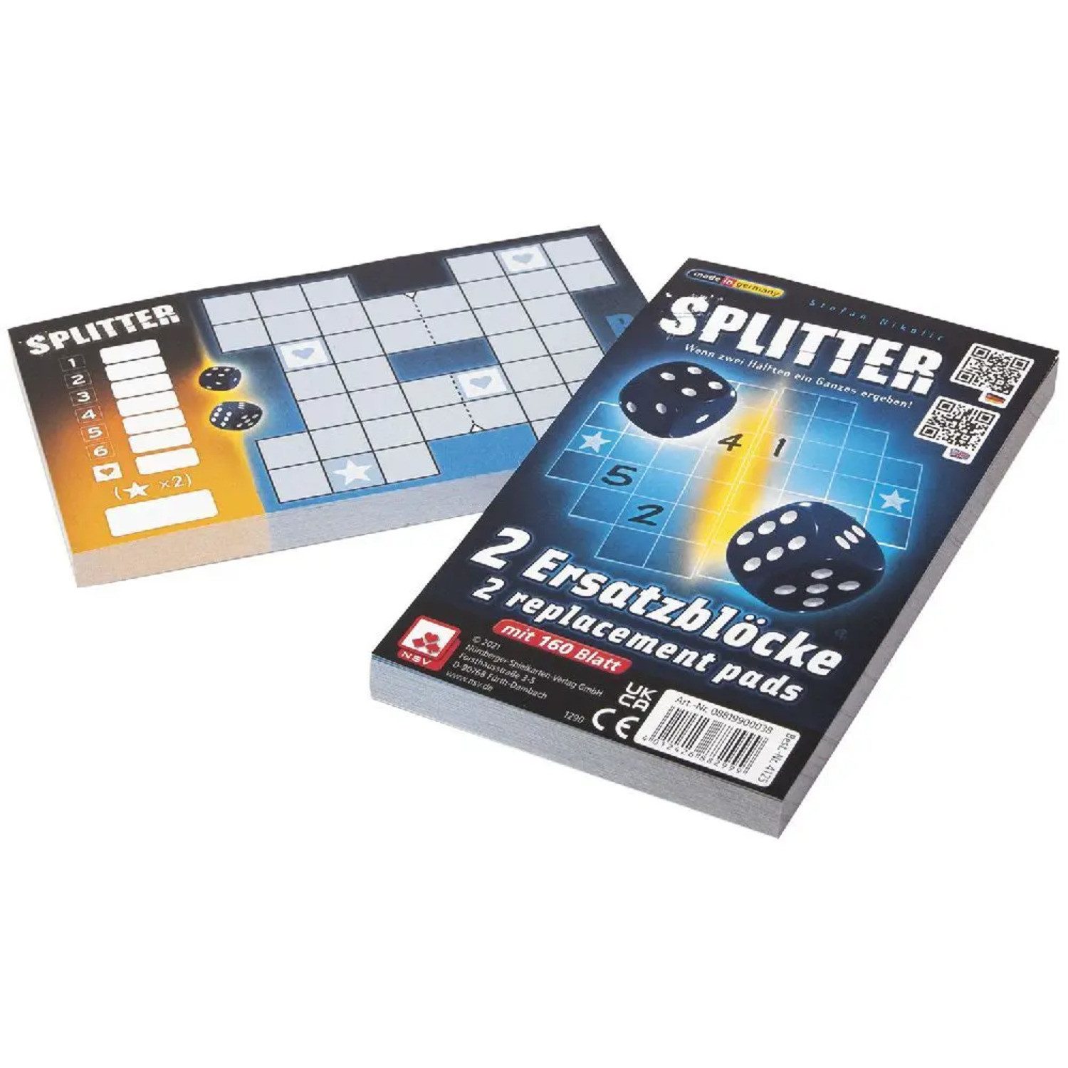 Nürnberger Spielkarten Spiel Splitter - Ersatzblöcke