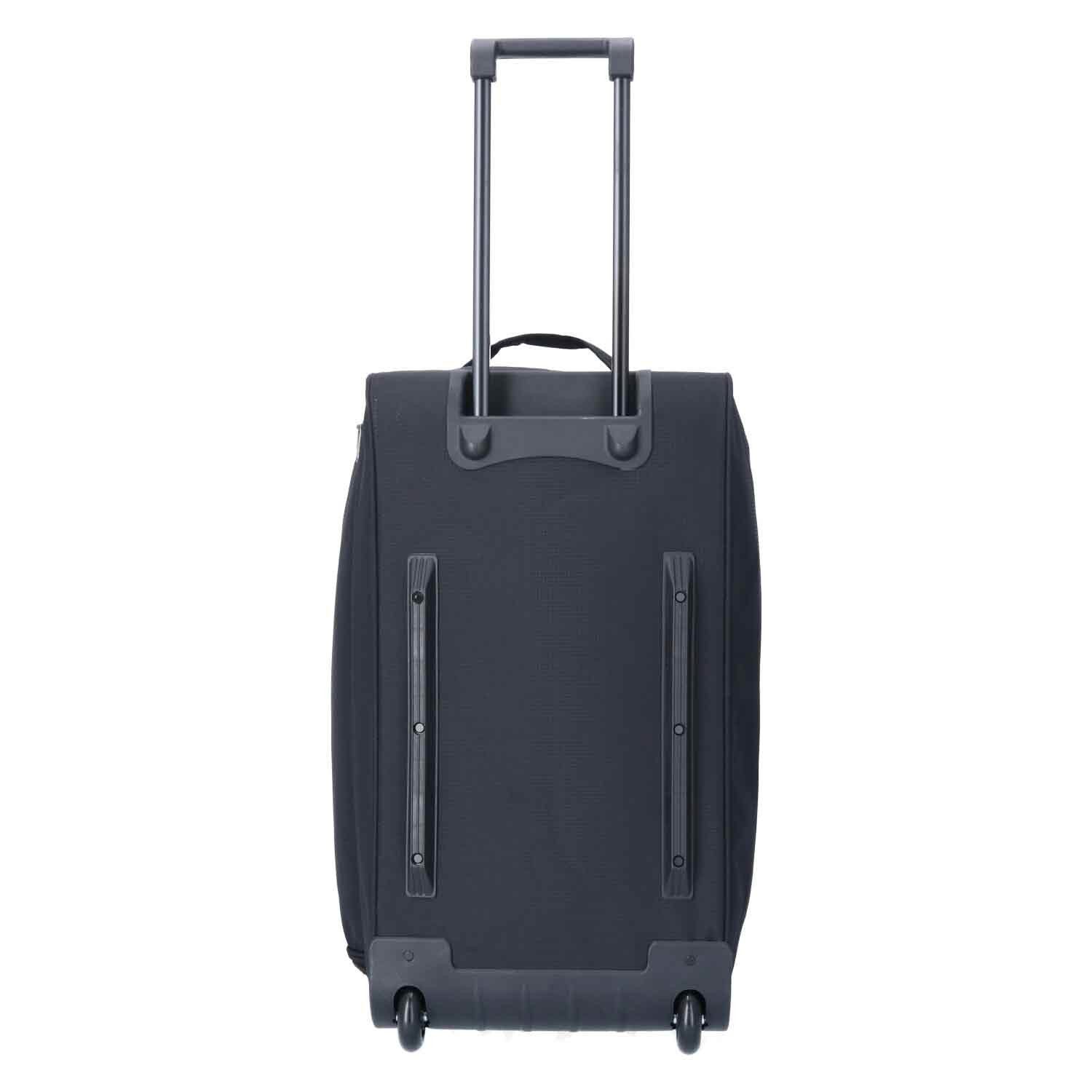 schwarz Koffer TheTrueC Reisetasche 60cm Rollenreisetasche Trolley TheTrueC Sporttasche