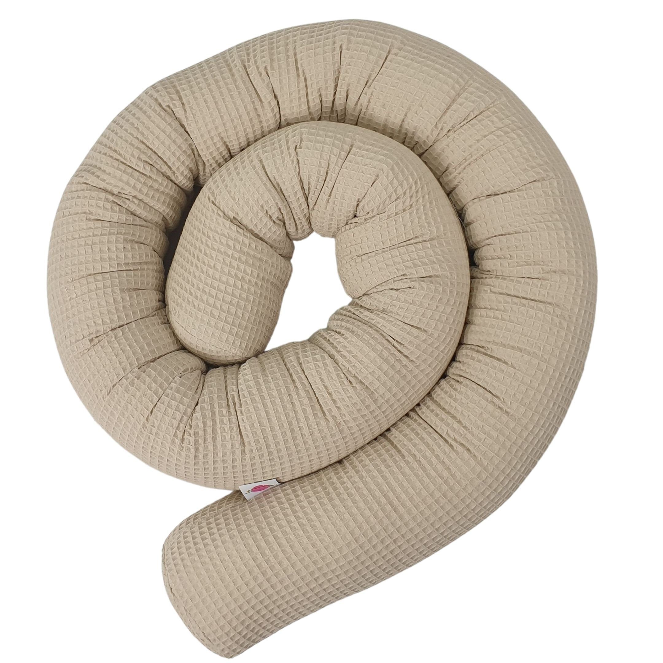 Babymajawelt Bettrolle Bett Nestchen Schlange, Wickeltischumrandung Waffel, günstig online kaufen