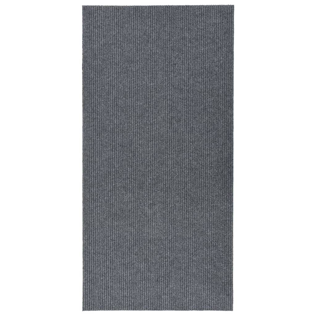 Teppich Schmutzfangläufer Grau 100x200 cm