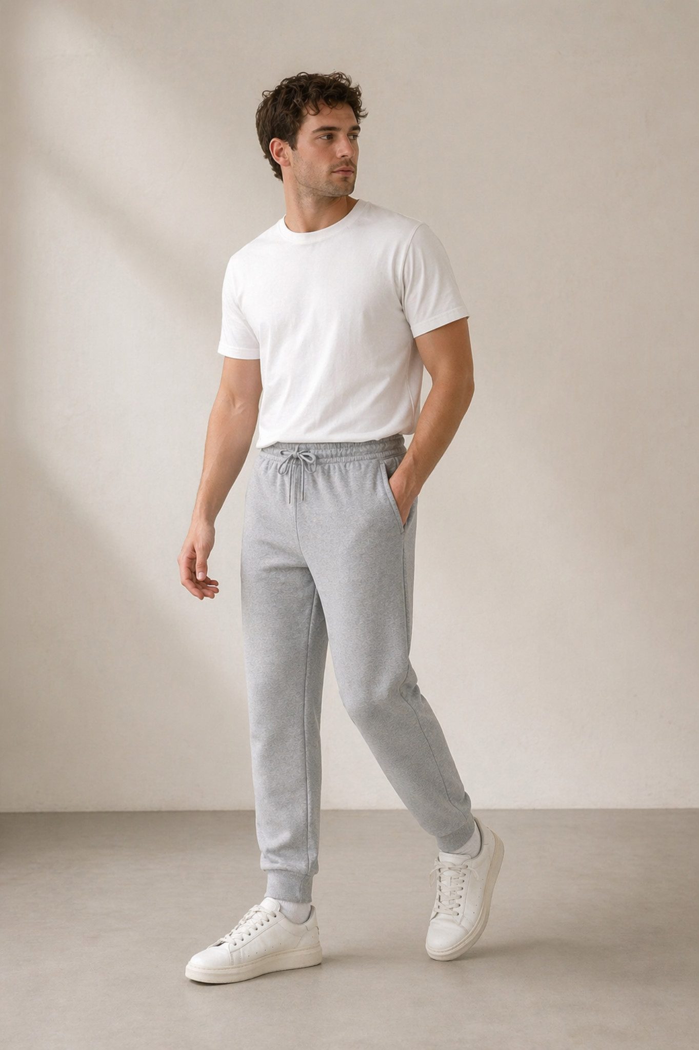 S&S Jogginghose Herren Sweathose Sporthose Freizeithose Trainingshose (1-tlg., Herren Jogginghose) Gerades Bein / Rippbündchen, mit Reißverschluss