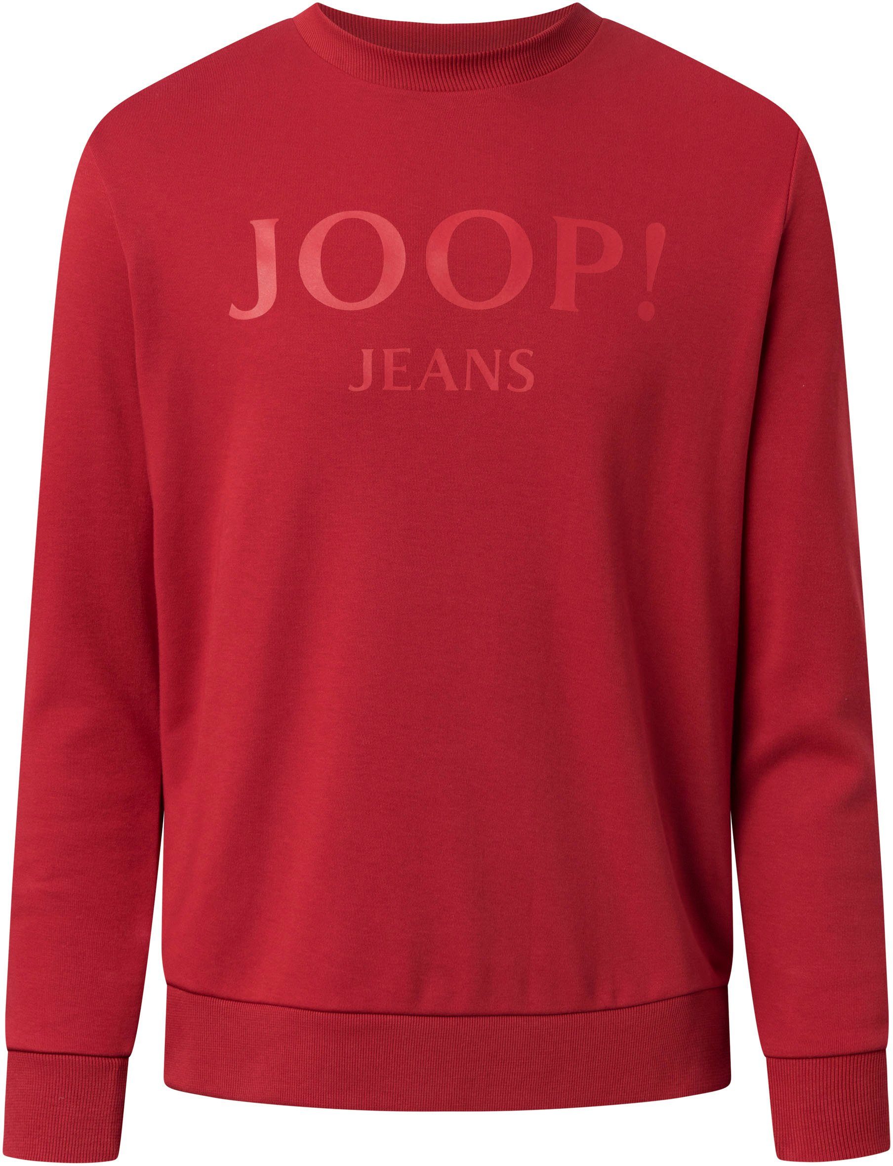 Red Sweatshirt mit Joop Dark Jeans Logoprint JJJ-25Alfred