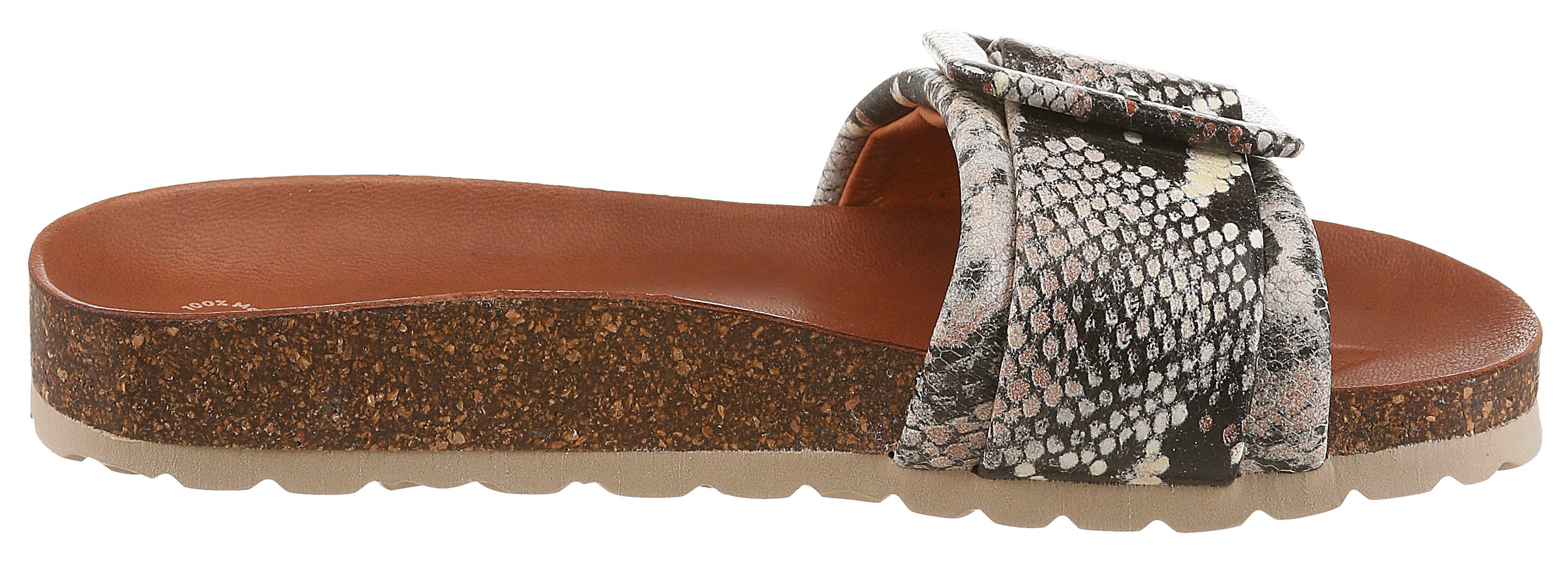 VERBENAS REIKO MAMBA Pantolette Hausschuh, Sommerschuh, Strandschuh, Urlaubsschuh zum Schlupfen – Bild 5 von 5