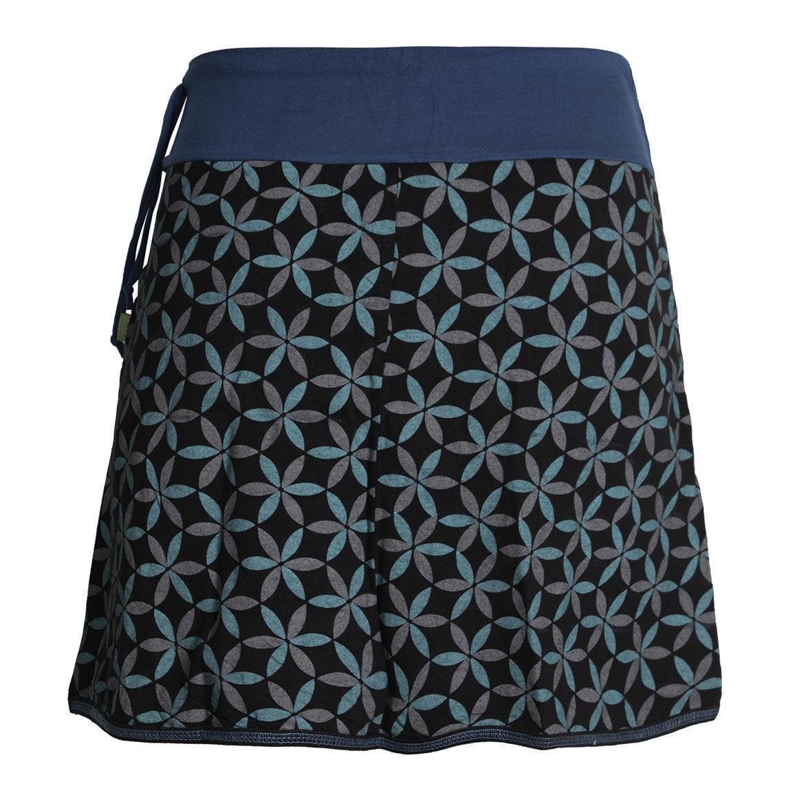 Vishes Minirock Rock 70er Jahre Retro Facetten Blumen-Druck Cacheur, Ethno, günstig online kaufen