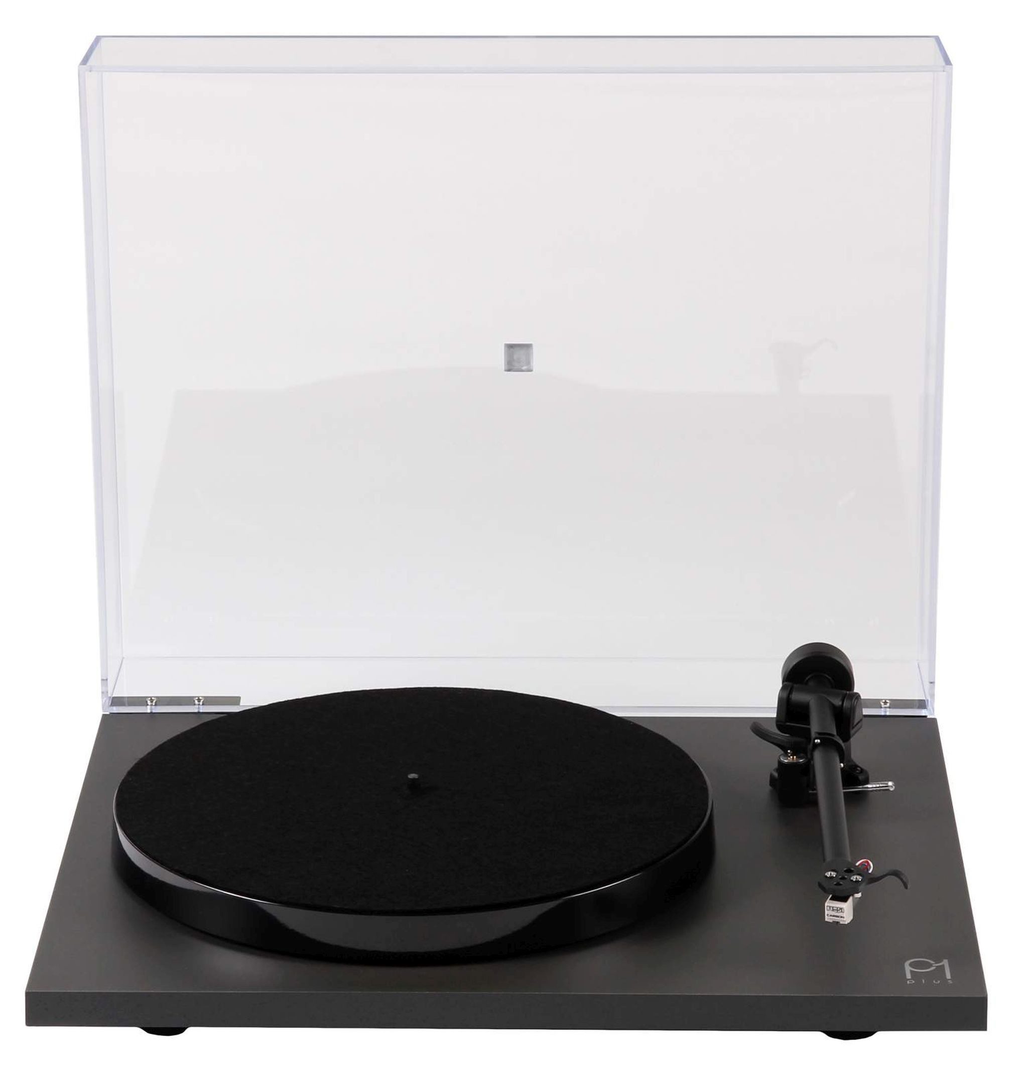 rega Rega Planar 1 Plus Проигрыватели Schwarz Matt inkl. Tonabnehmer Phono Проигрыватели (Riemenantrieb, nicht zutreffend, Plug-and-Play, 2 Geschwindigkeiten,mit Abdeckhaube/Deckel)