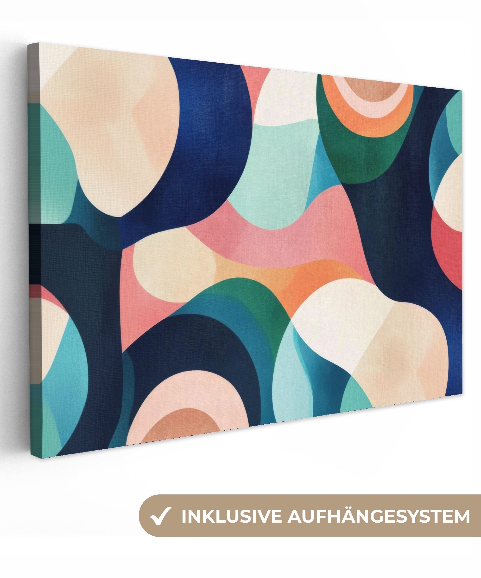 OneMillionCanvasses® Leinwandbild Abstrakt - Blau - günstig online kaufen