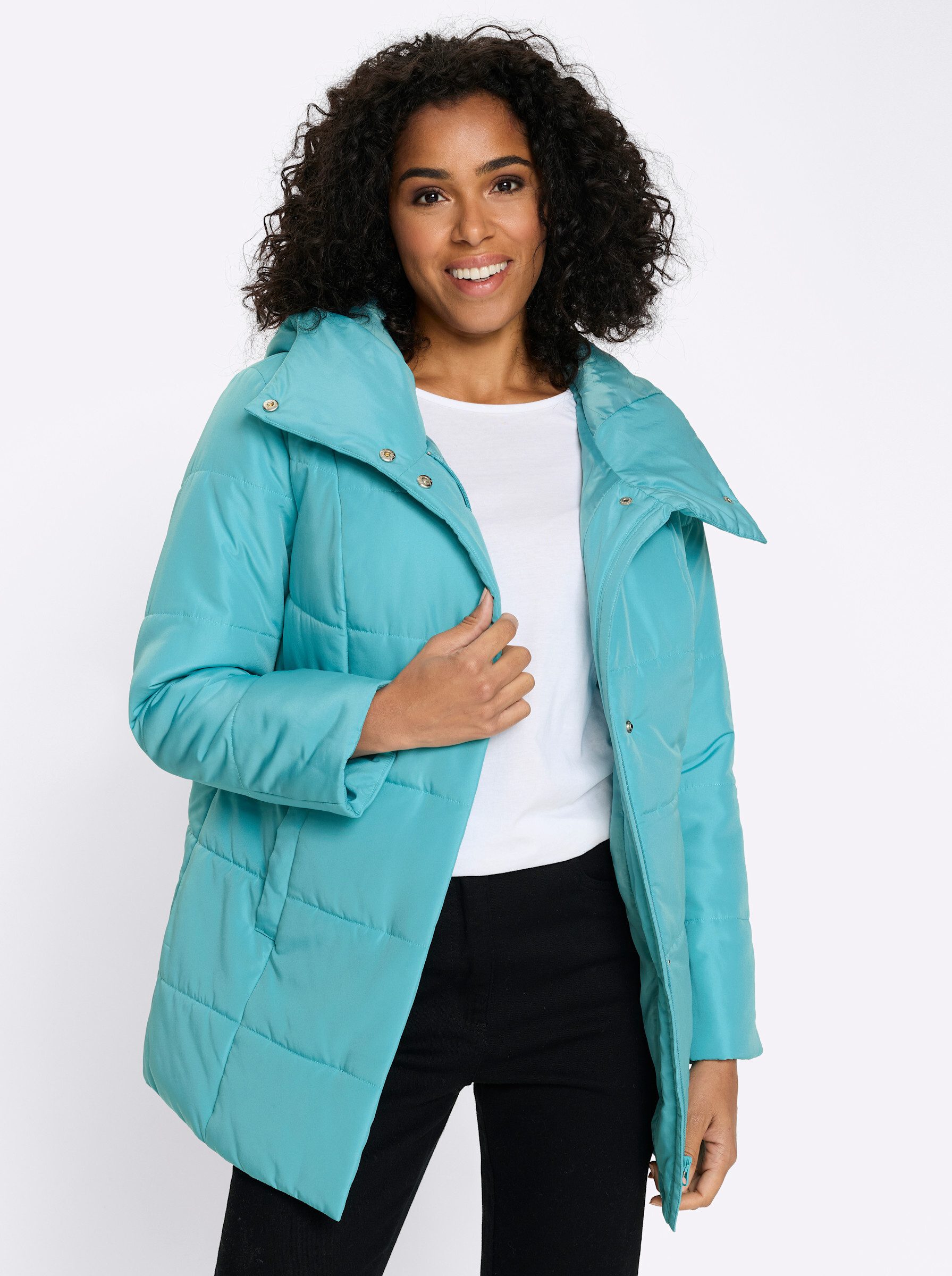 Sieh an! Allwetterjacke Steppjacke Langarm