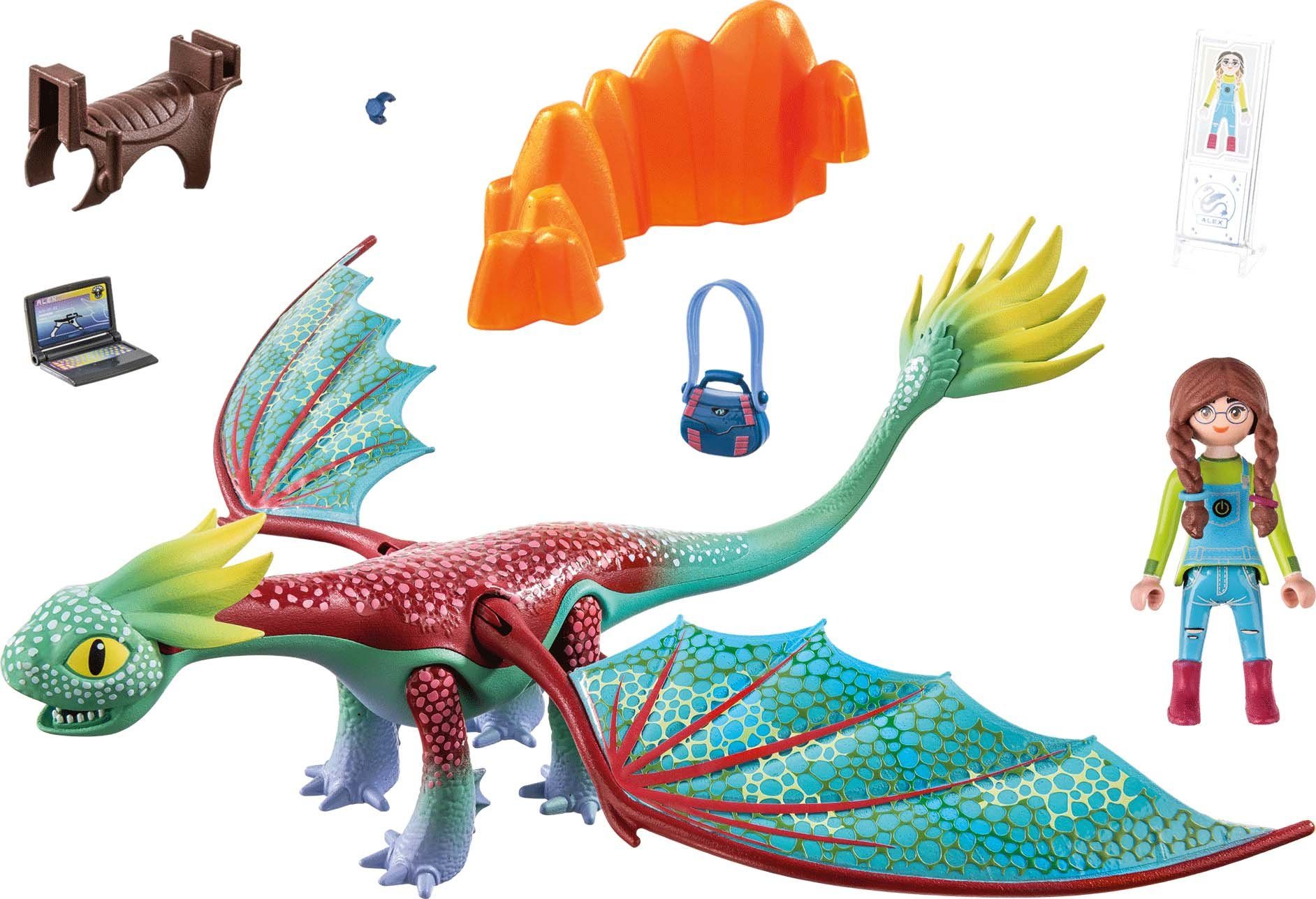 Playmobil® Dragons: The Nine Realms - Feathers & Alex (71083) Konstruktions günstig online kaufen