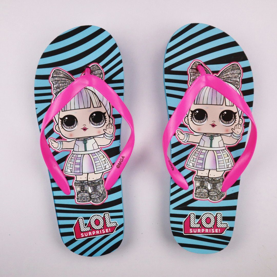 L.O.L. SURPRISE! LOL Surprise Kinder Flip Flops Zehentrenner Gr. 26 bis 33