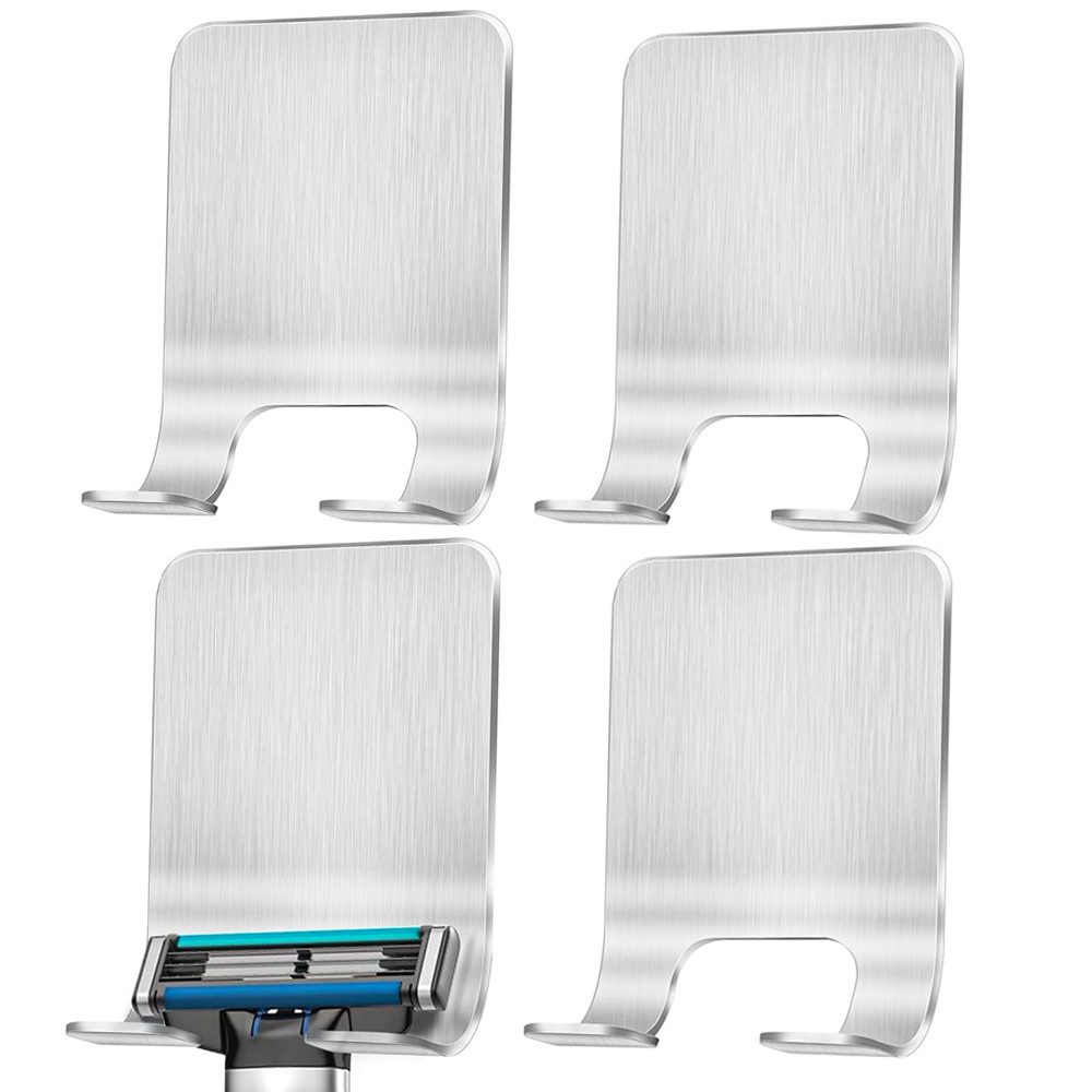 NUODWELL Wandhaken 4 Stück Rasierer Halterung Dusche Selbstklebend Haken, R günstig online kaufen