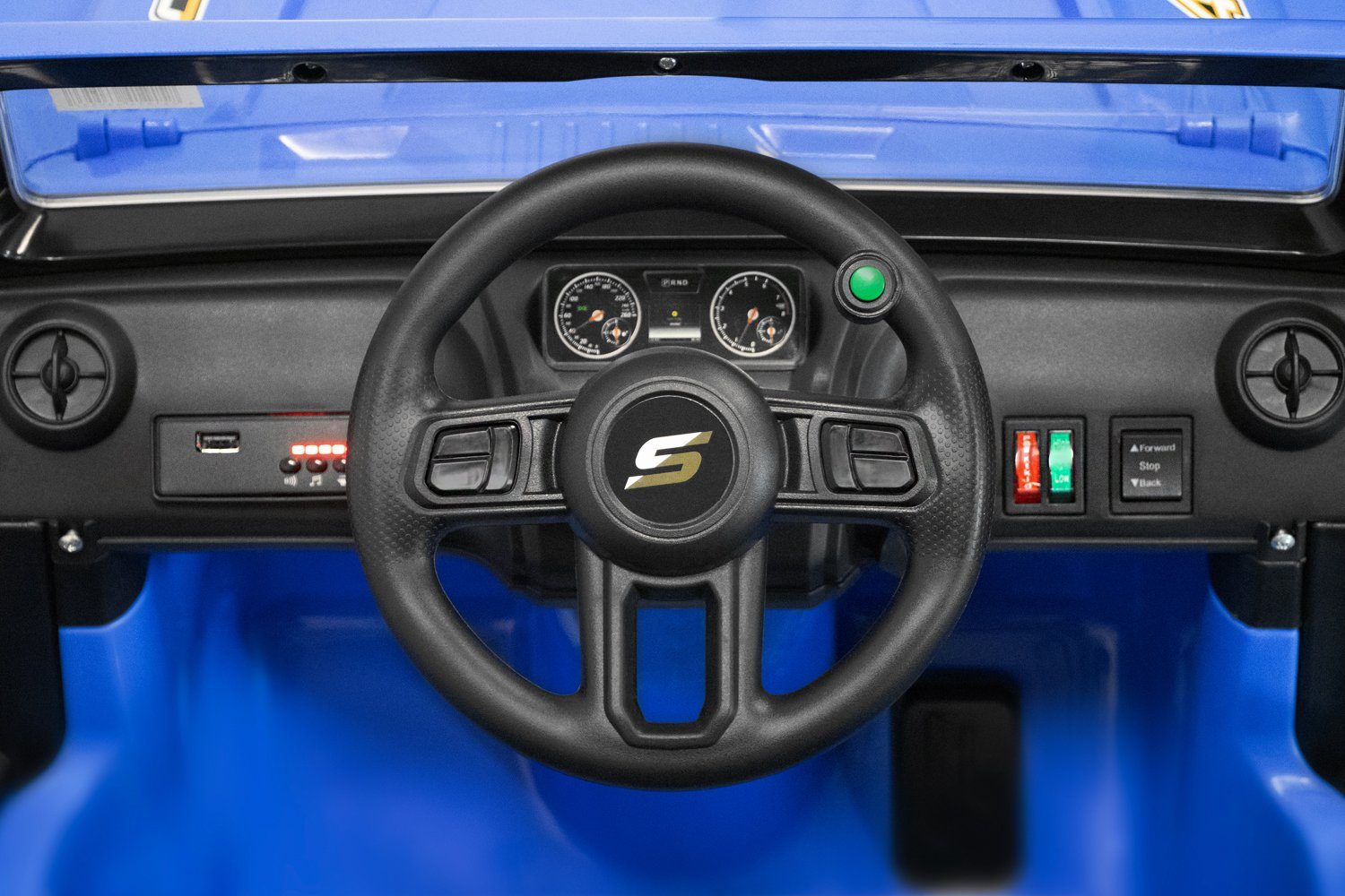 Offroad 2x35W Nitro Elektro 12V/10Ah 2-Sitzer JP Elektro-Kinderauto Kinderauto Motors Blau