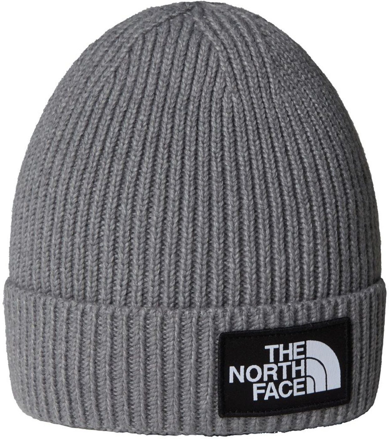 The North Face Beanie KIDS TNF LOGO BOX CUFFED BEANI TNF MEDIUM GREY HEATHER