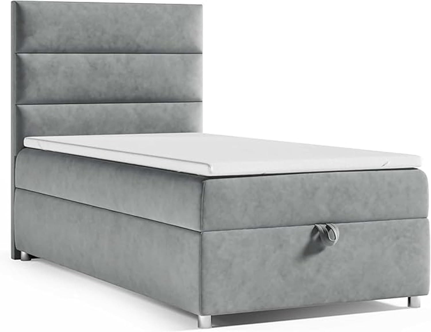 Best for Home Boxspringbett Trinity K-4 Einzelbett mit Bettkasten & Kopfteil – komfortabel & edel