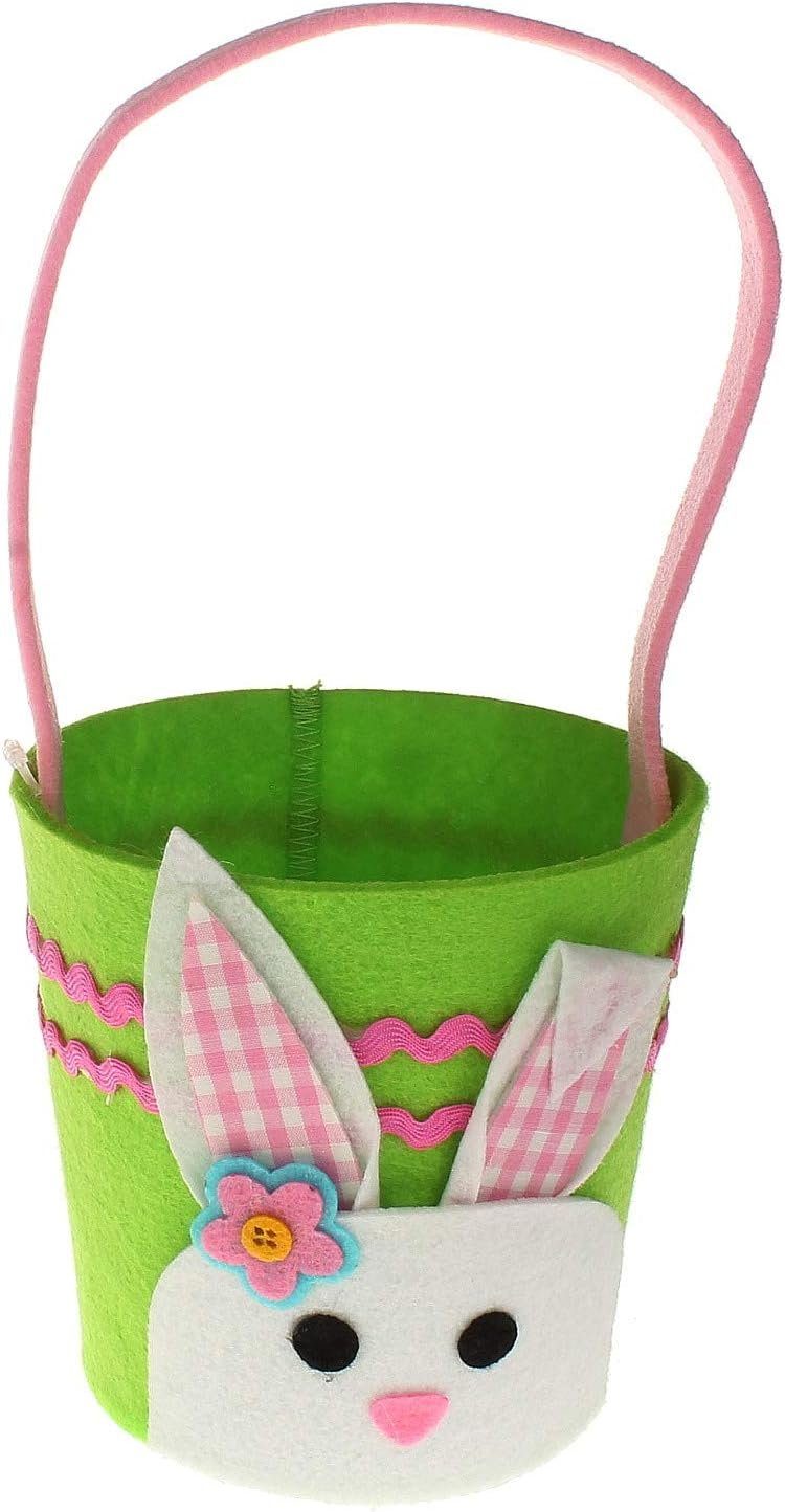 Macosa Home Osternest Osterdekoration, mit Henkel Tasche Osterfilztäschchen Geschenktasche Osterkorb