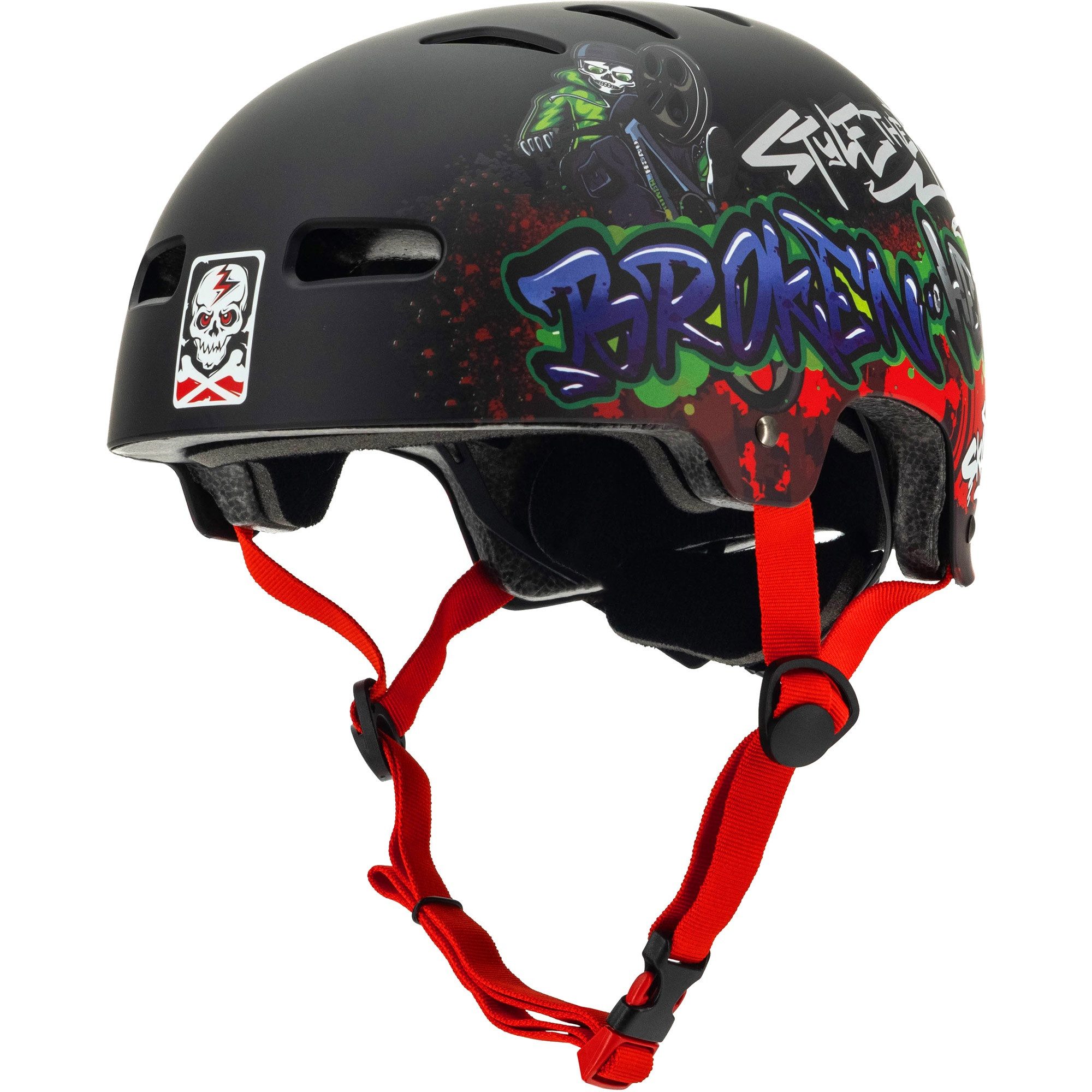 Broken Head Skatehelm BMX-Boner, Schnellverstellsystem