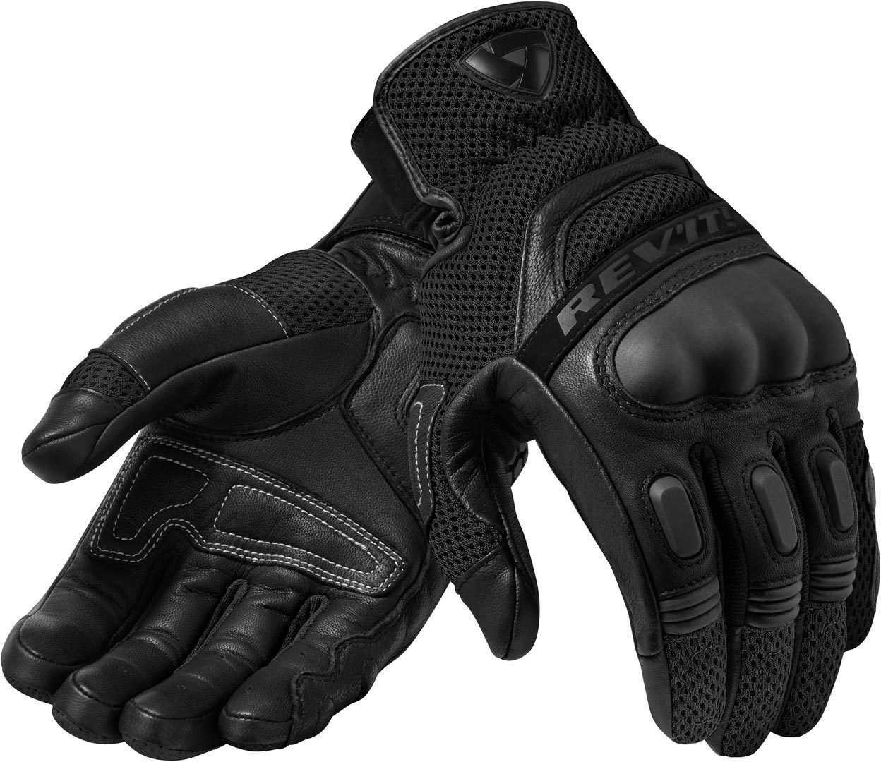 3 Dirt Motocross Revit Handschuhe Black/Black Motorradhandschuhe