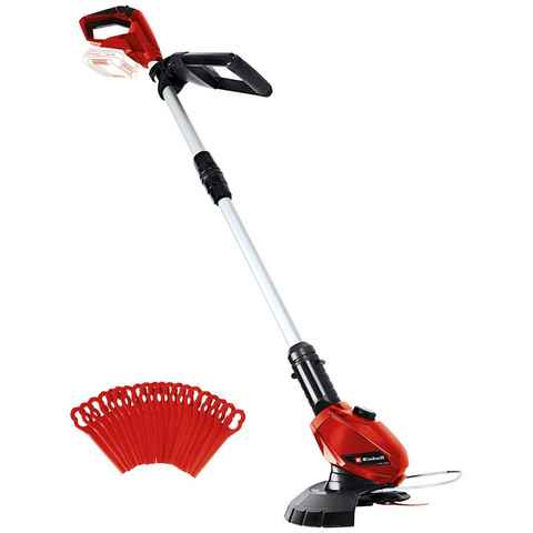 Einhell Akku-Rasentrimmer Power X-Change GE-CT 18 Li-Solo+Ersatzmesser, 24 cm Arbeitsbreite Messer, (21 St), ohne Akku, ohne Ladegerät