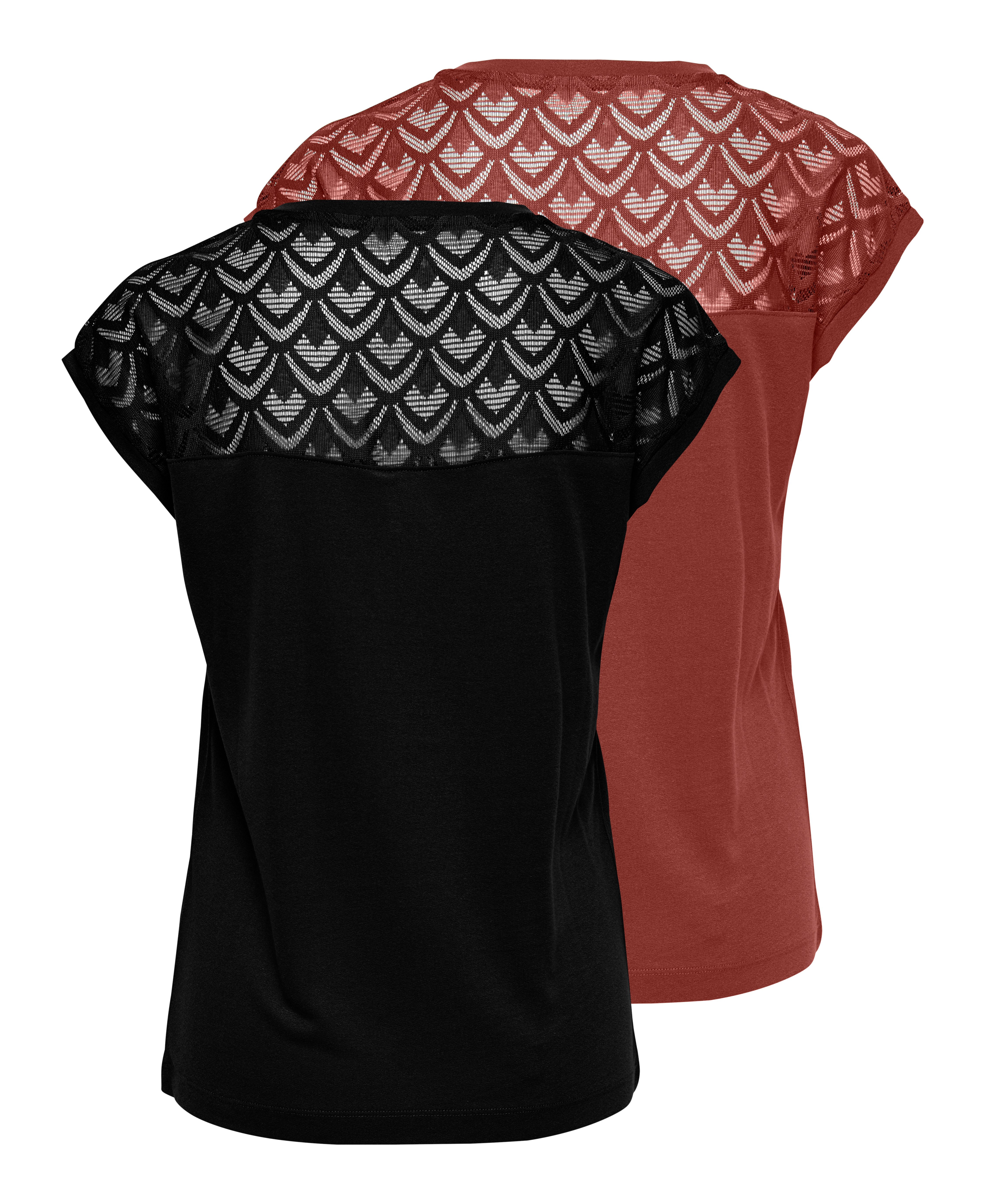 ONLY Kurzarmshirt ONLNICOLE LIFE S/S MIX TOP 2 PACK CS JRS (Packung, 2-tlg. günstig online kaufen