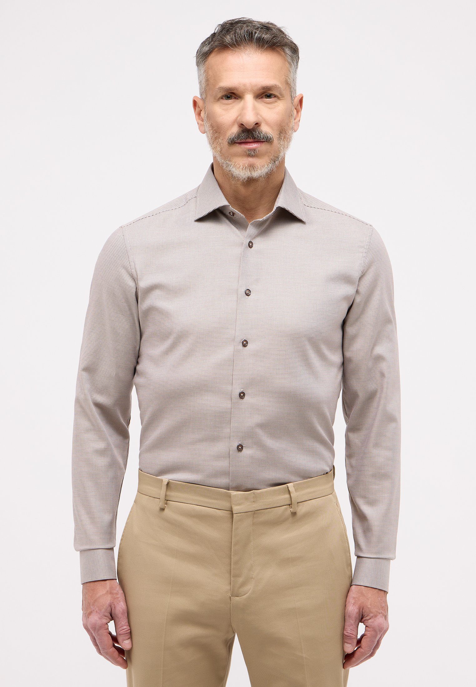 Eterna Langarmhemd SLIM FIT NON IRON günstig online kaufen