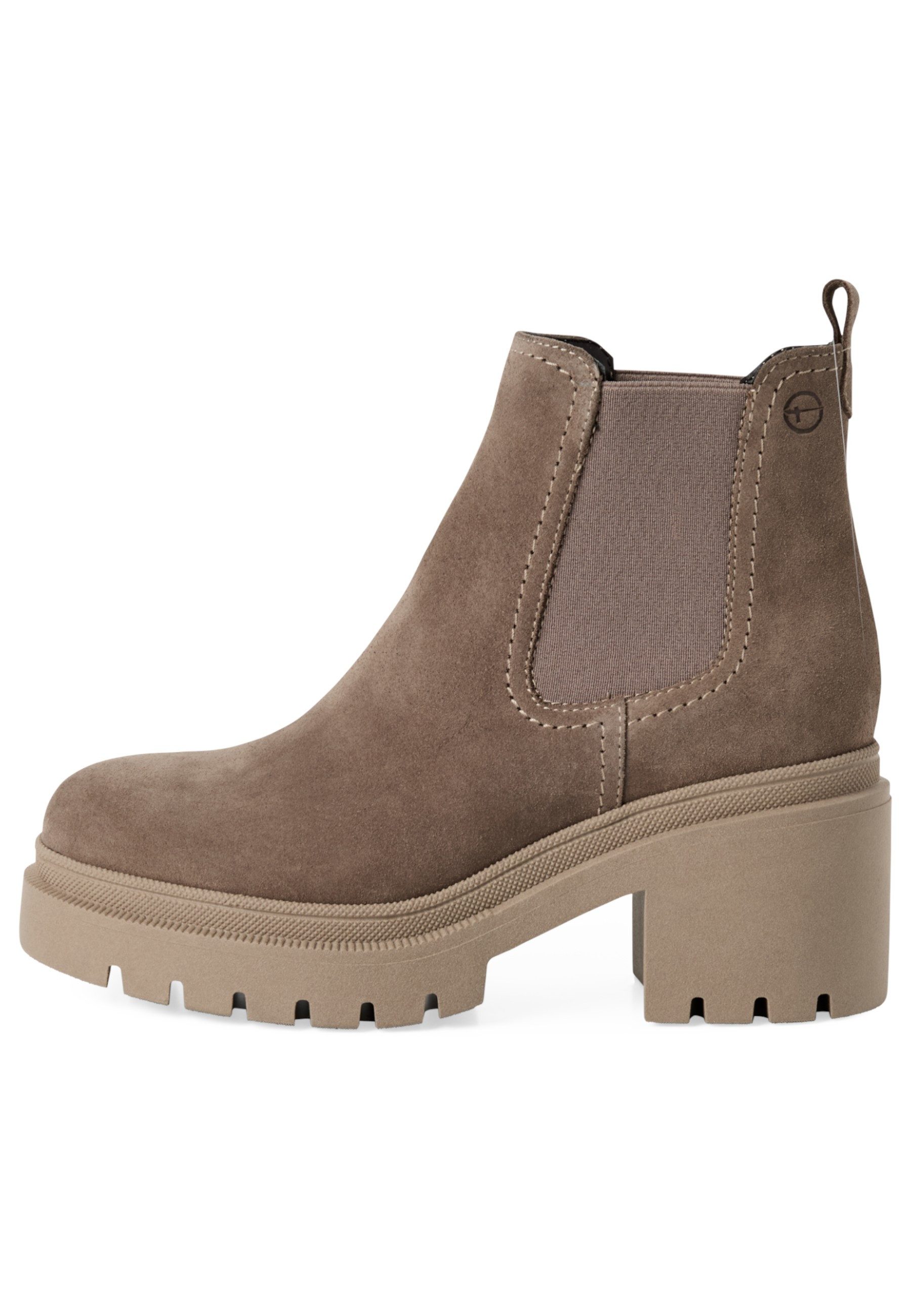 Tamaris 1-25459-41 378 Taupe Suede Stiefelette