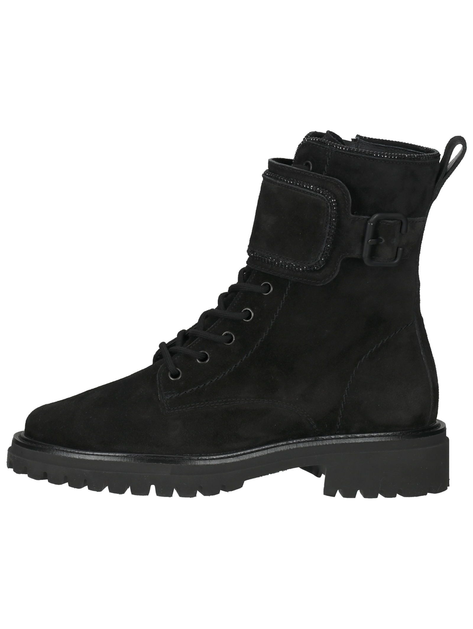 Paul Green Paul Green Stiefelette Veloursleder Schnürstiefelette