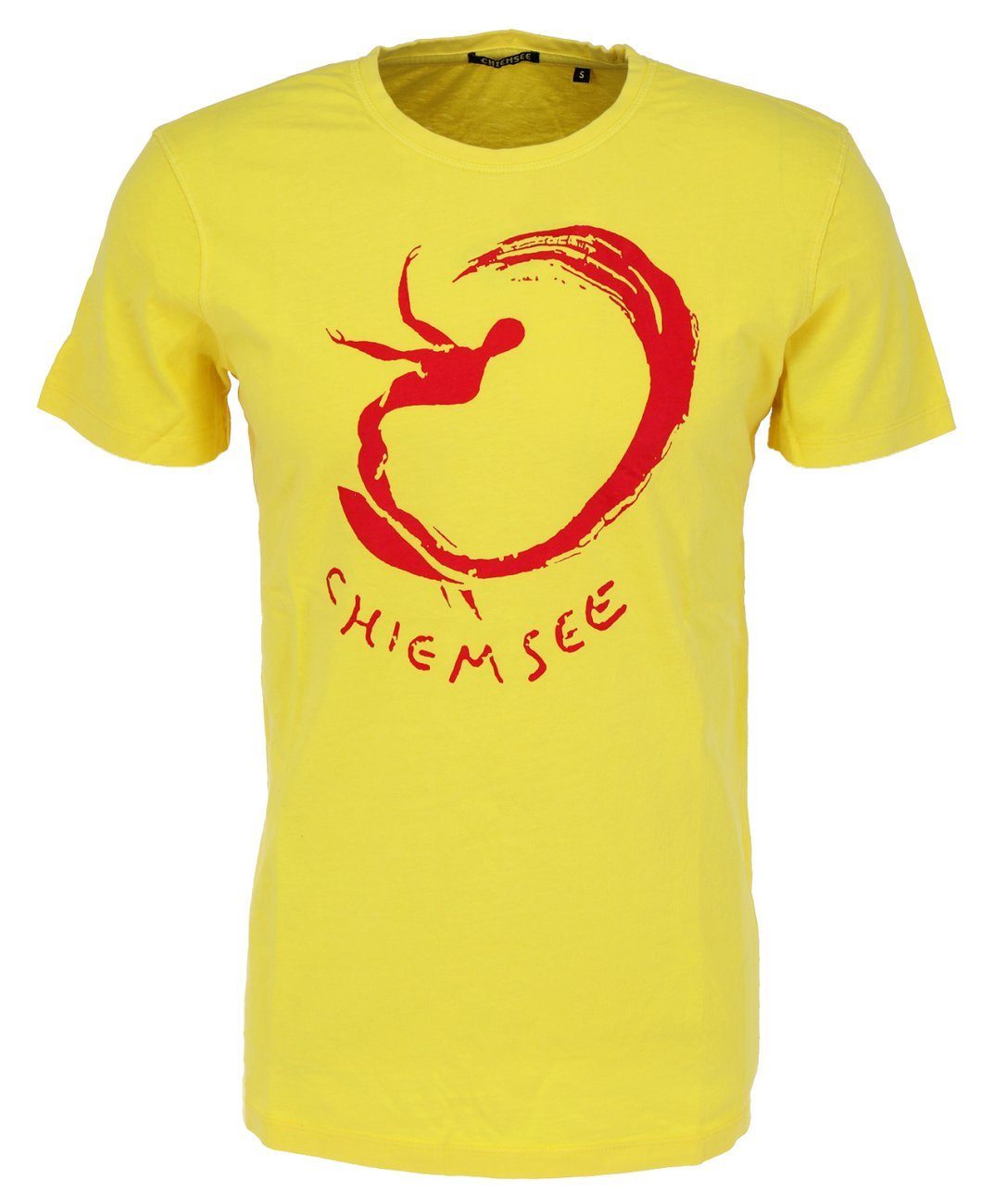 T-Shirt T-Shirt, Tonic 12-0645 Fit Regular Men Lemon (1-tlg) Chiemsee
