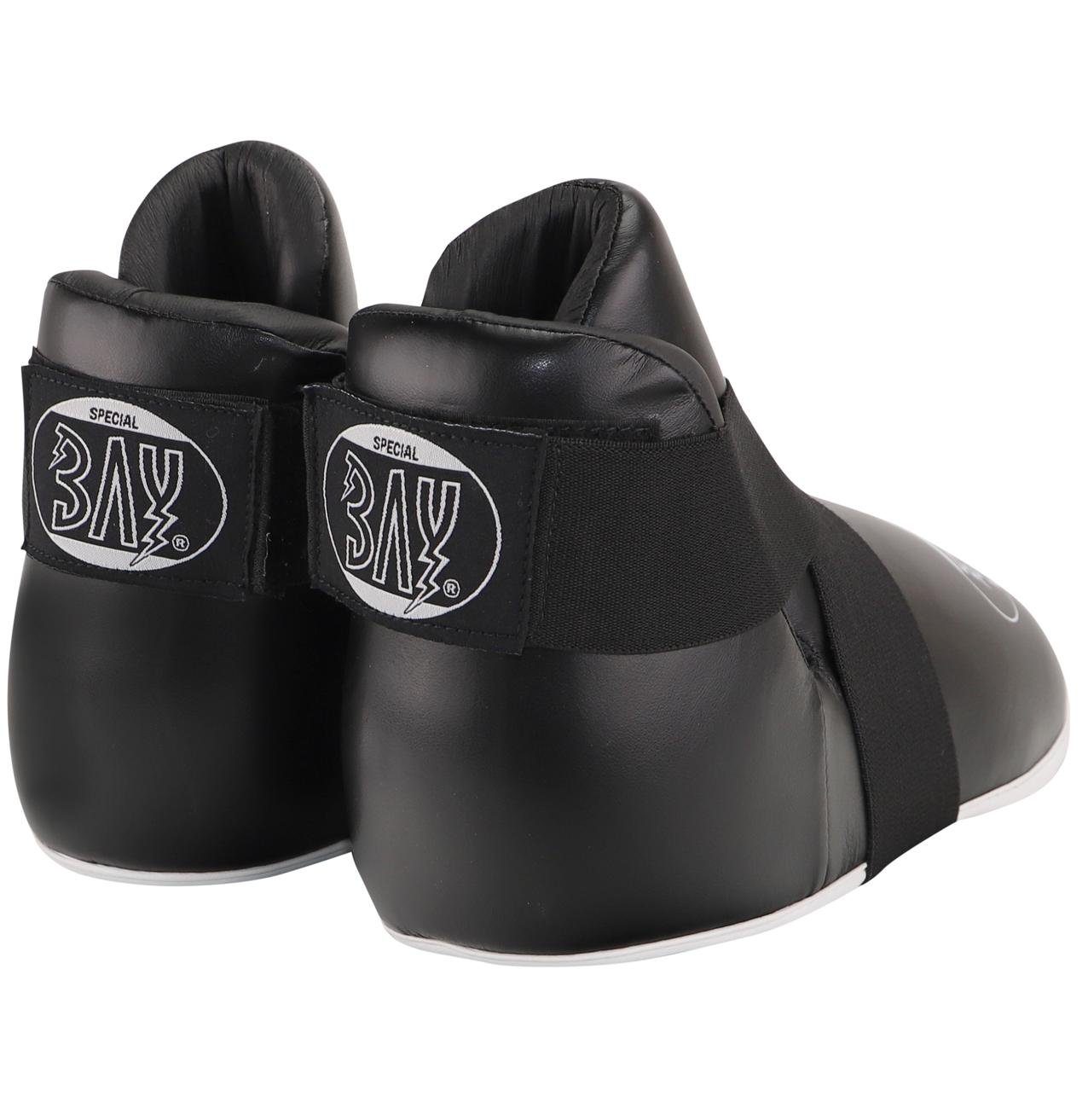 BAY-Sports Fußschutz Kickboxen S-Kick Fußschützer Kampfsport Fußschoner Superkick, Für Kinder und Erwachsene, XXS - XXL, Safety, Kunstleder