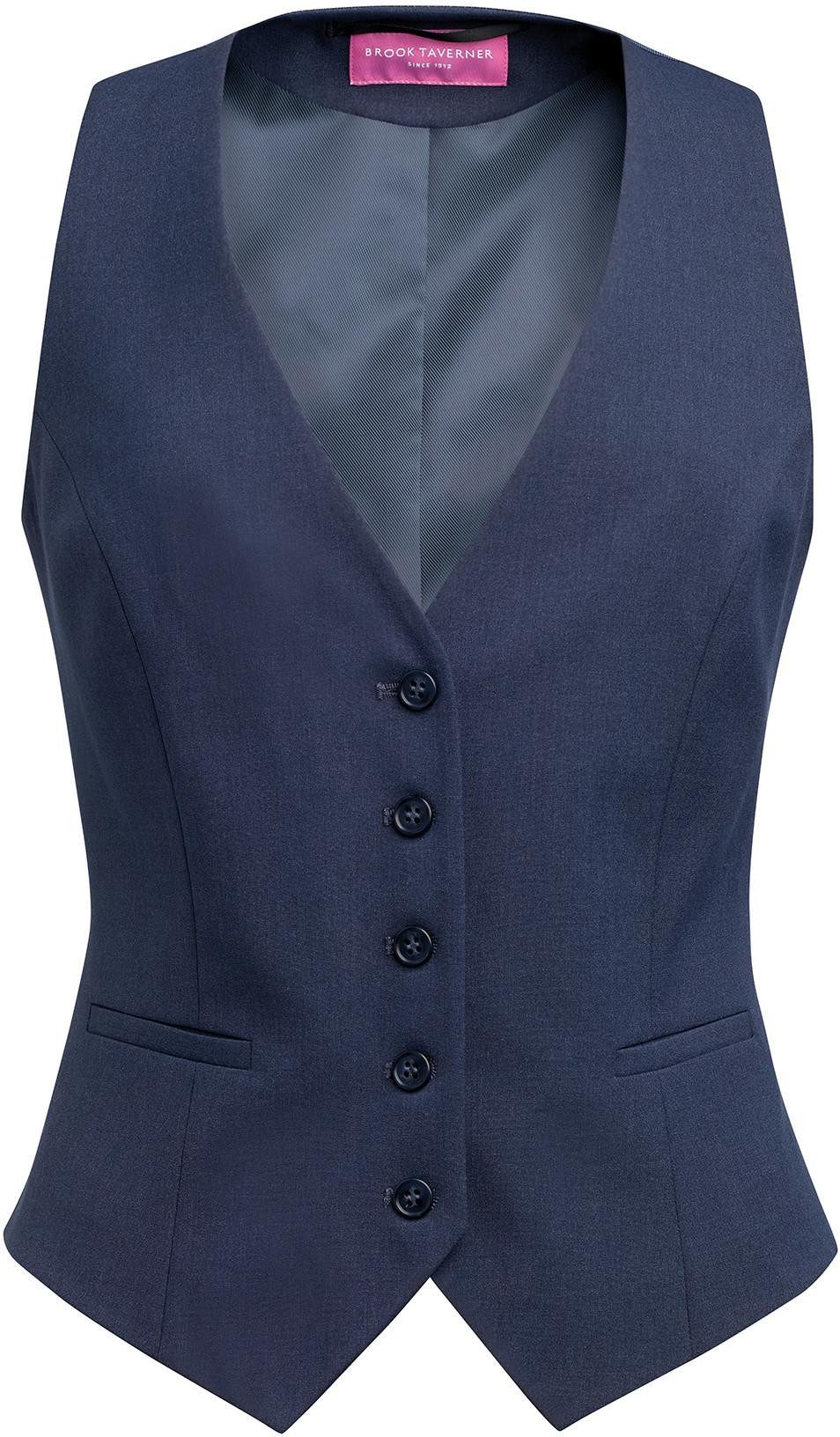 Brook Taverner Jackenblazer Damenweste Beatrice taillierter Schnitt Hotel Gastronomie